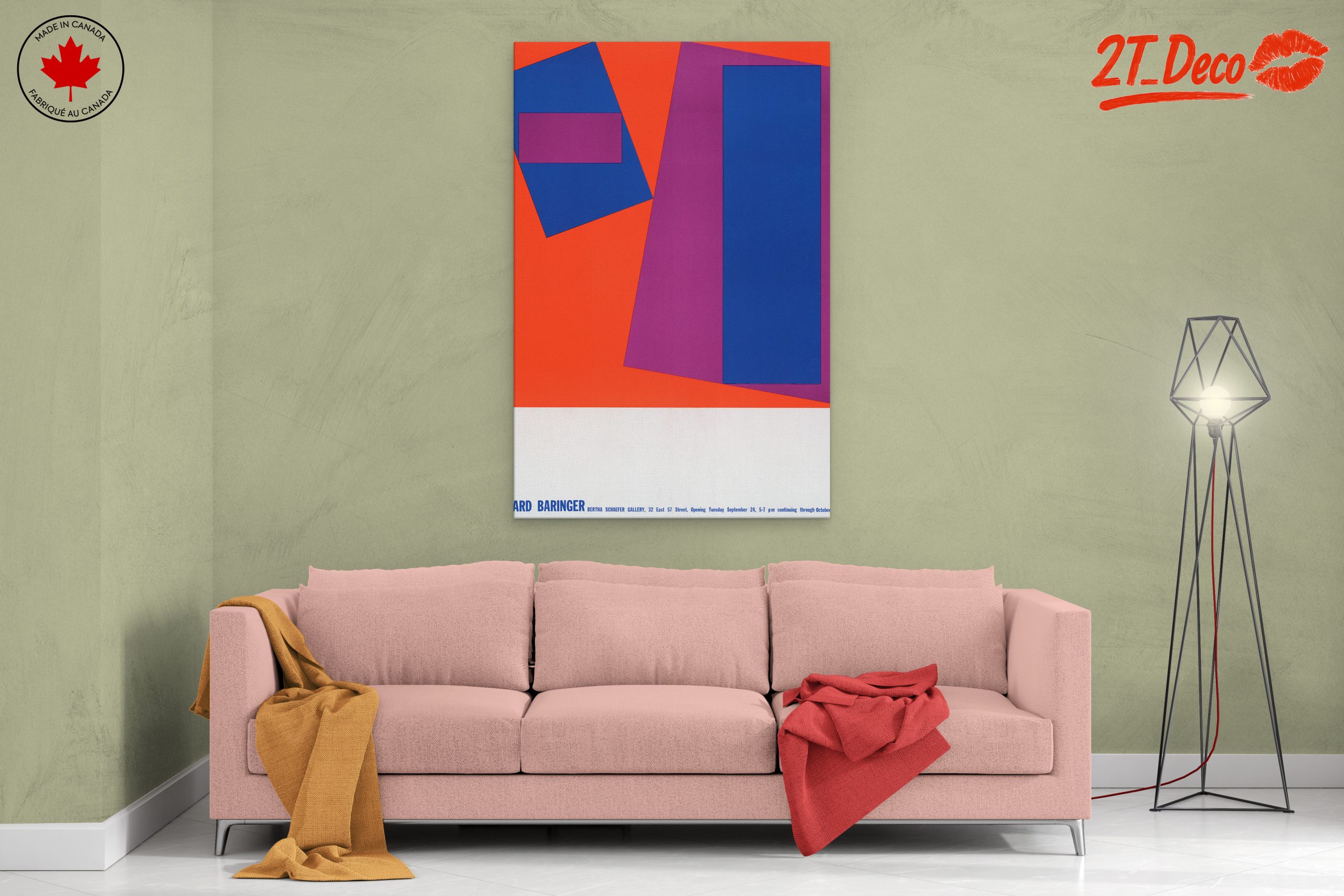 Bold Geometric Abstract Artwork - Image 2