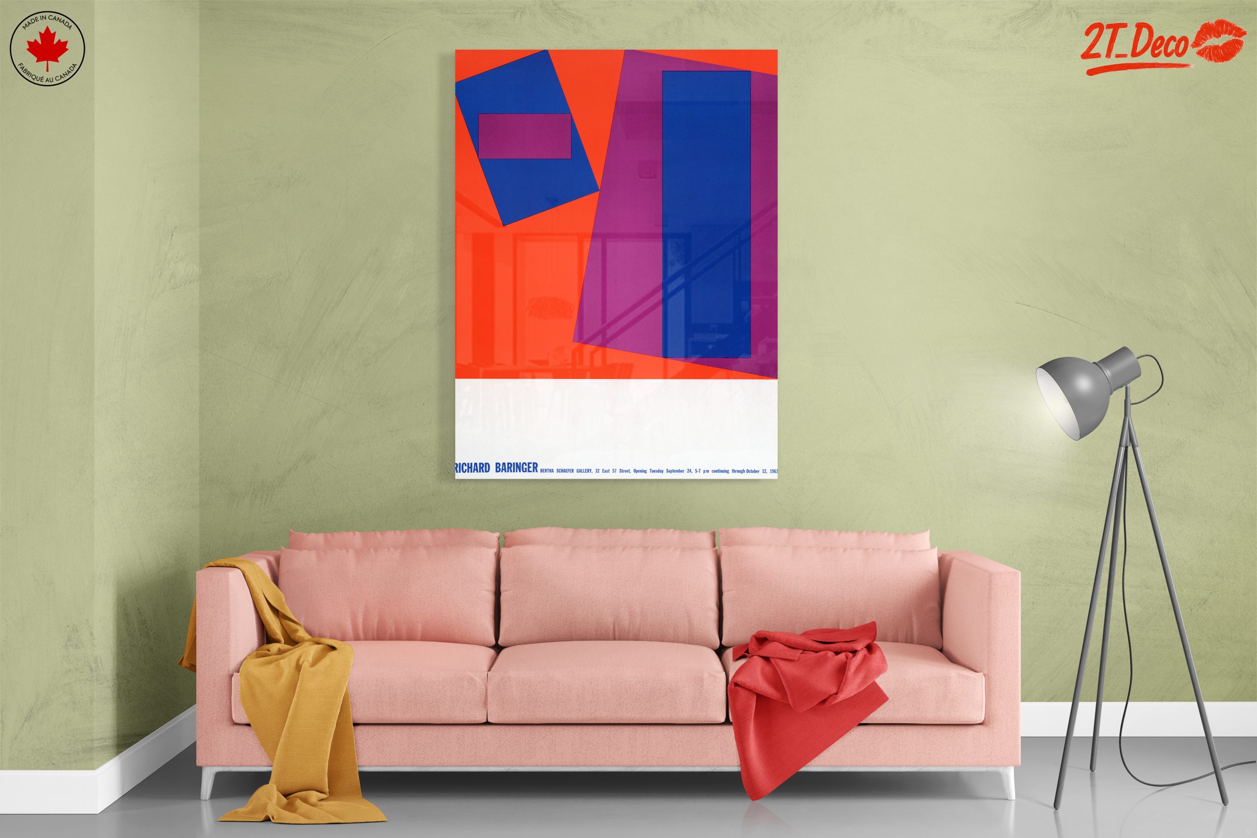 Bold Geometric Abstract Artwork - Image 7