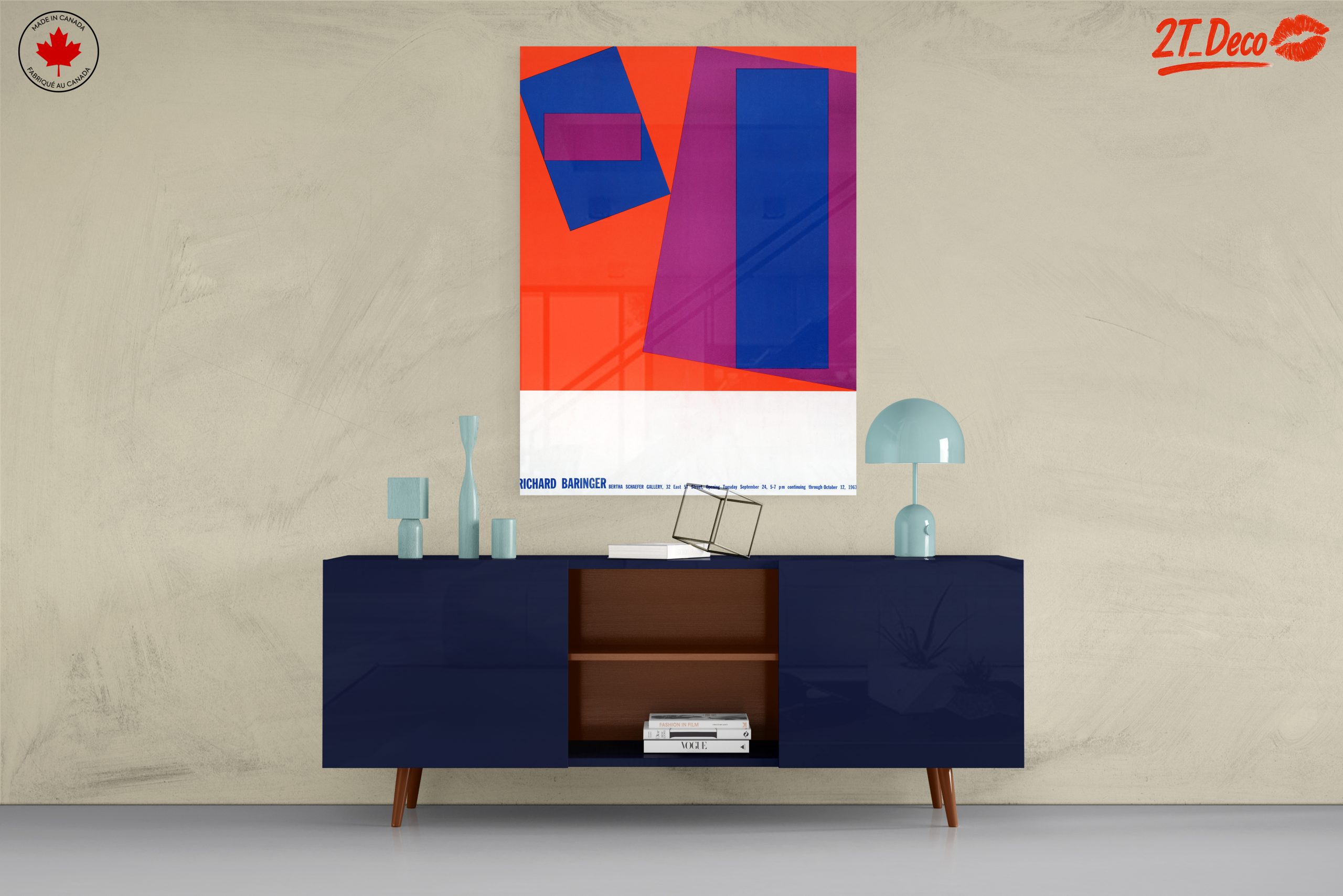 Bold Geometric Abstract Artwork - Image 8