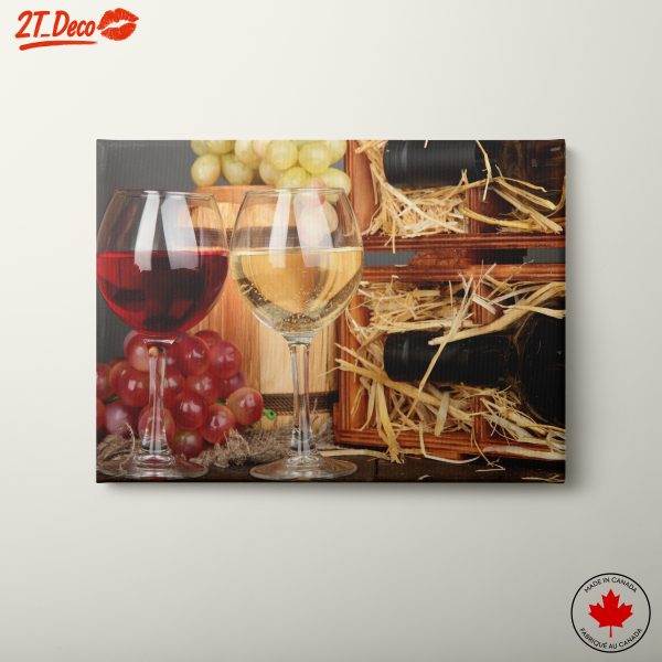 Elegant Wine and Grapes Still Life 2