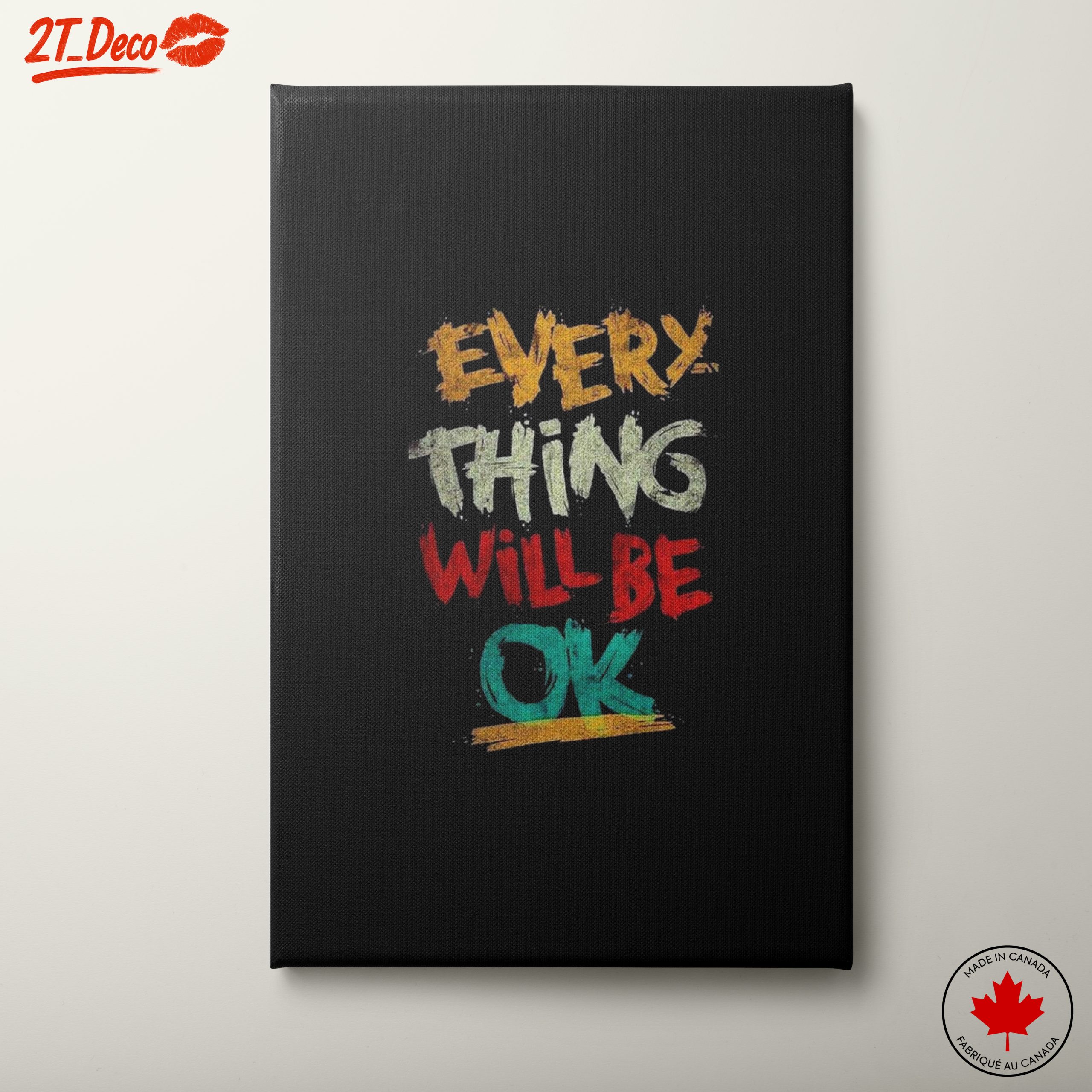 Inspirational Quote Artwork for Positive Vibes