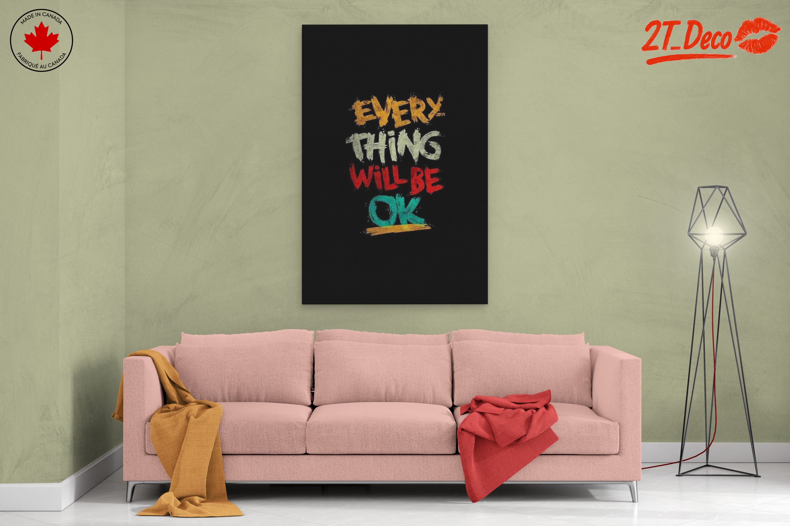 Inspirational Quote Artwork for Positive Vibes - Image 2