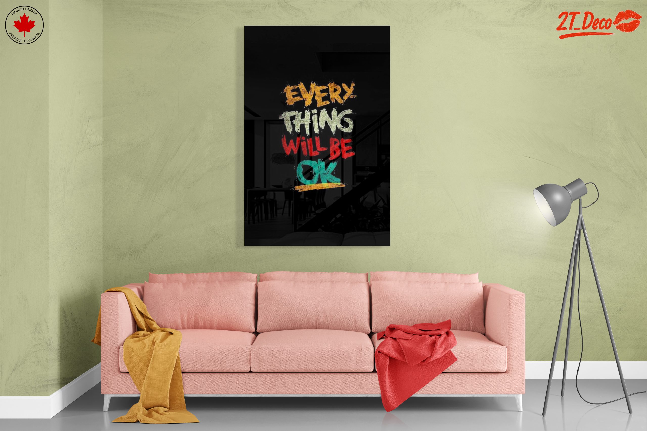 Inspirational Quote Artwork for Positive Vibes - Image 7