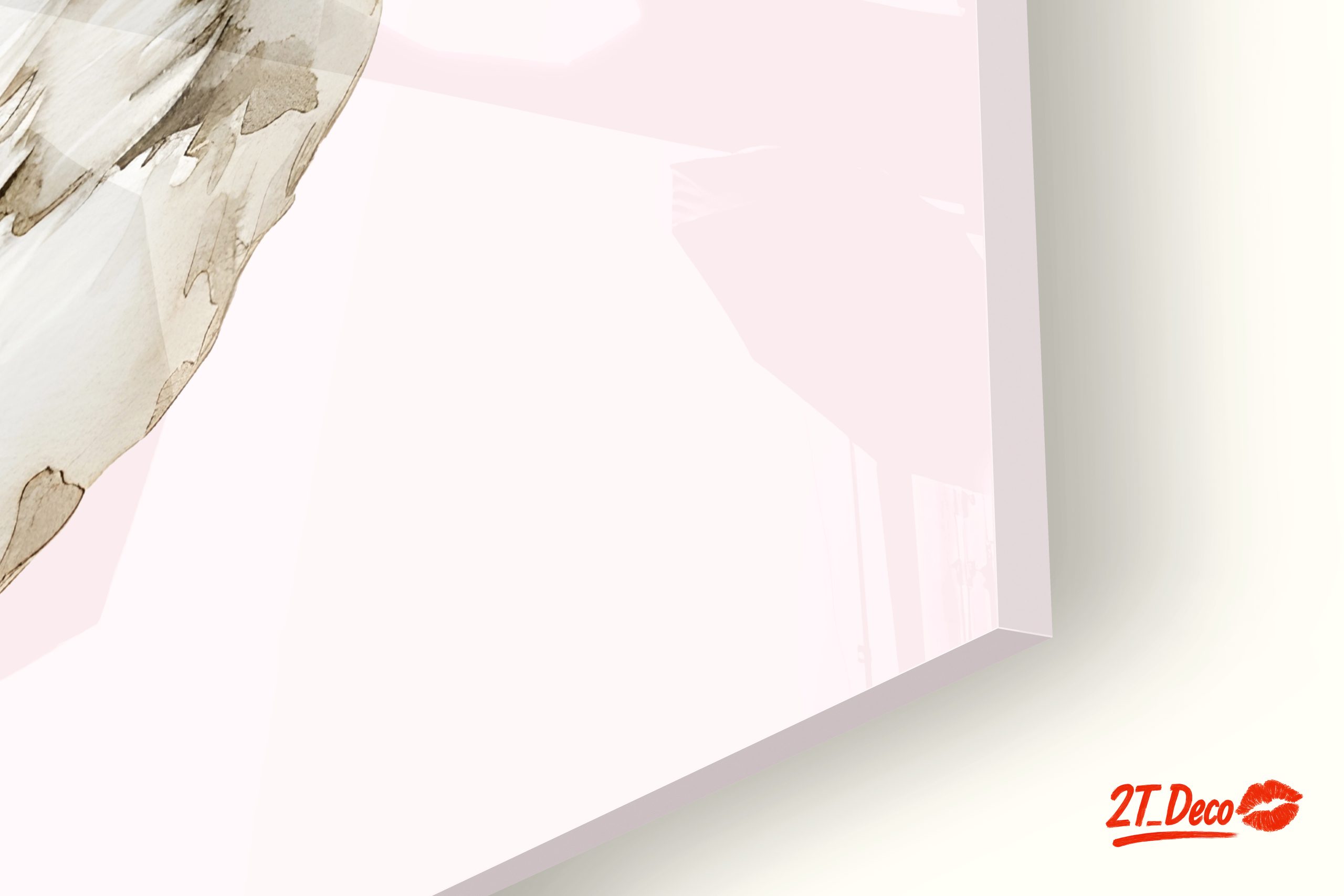 Elegant Swan with Pink Bow - Image 9