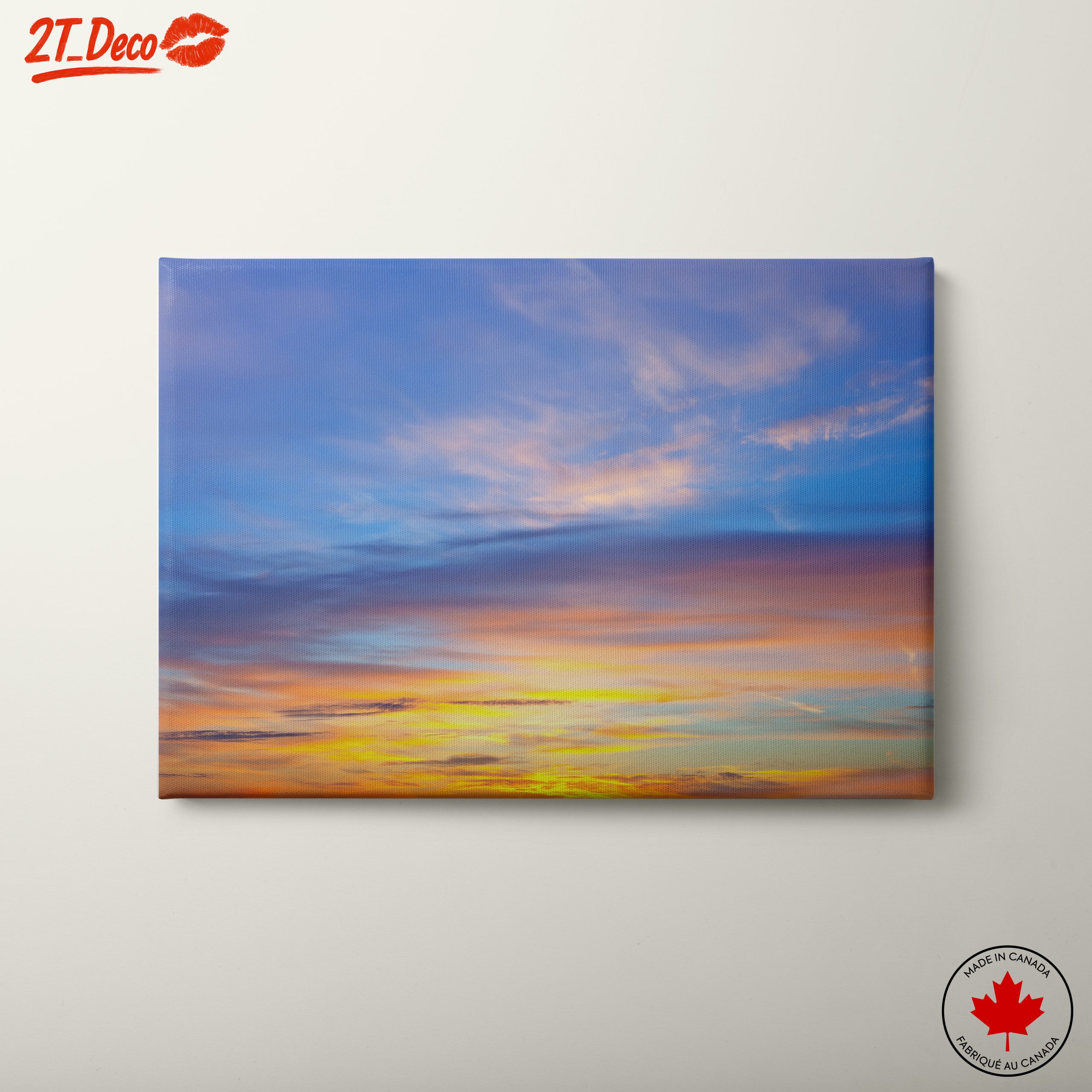 Vibrant Sky with Colorful Sunset