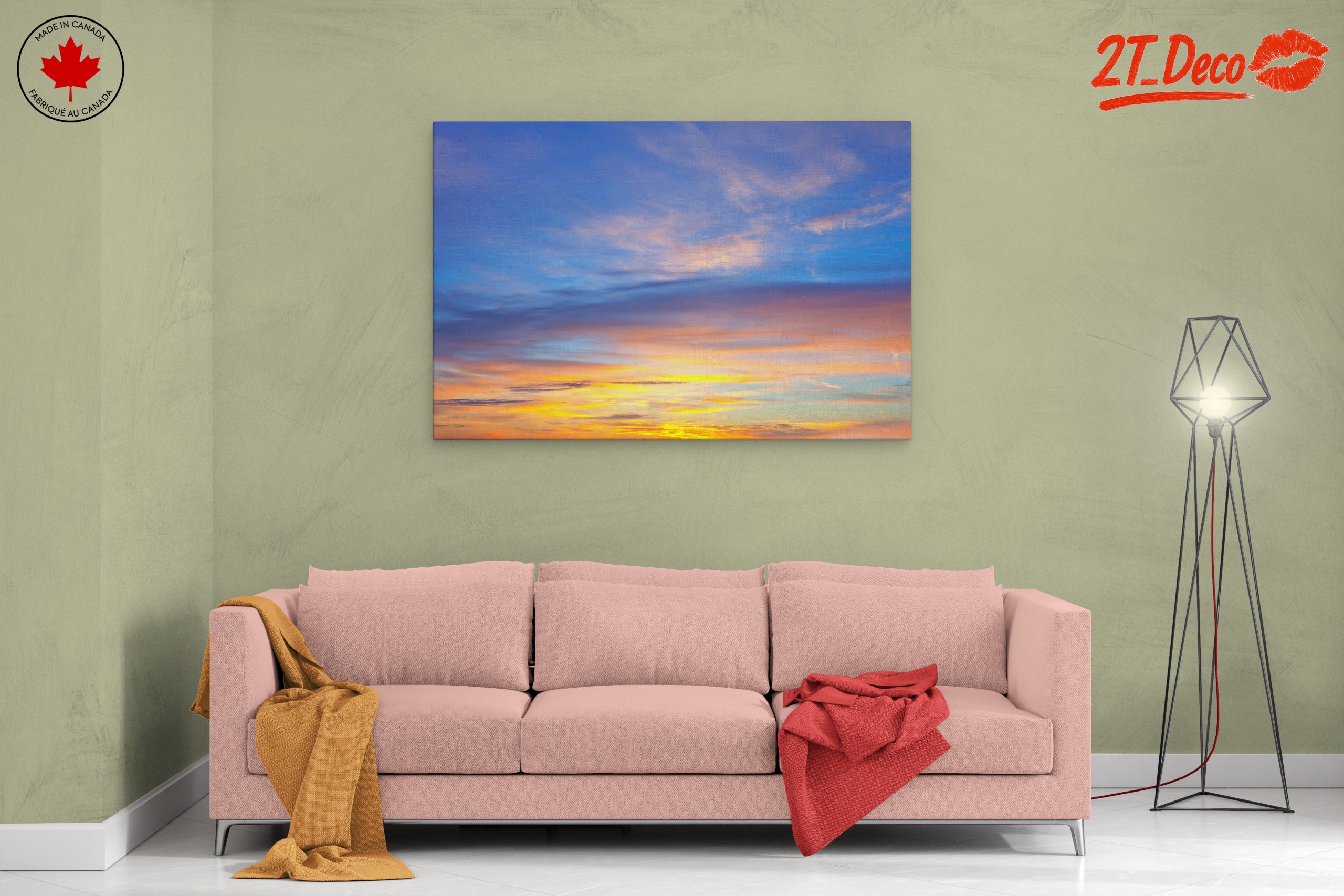 Vibrant Sky with Colorful Sunset - Image 2