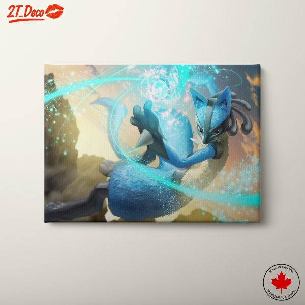 Lucario in Dynamic Action