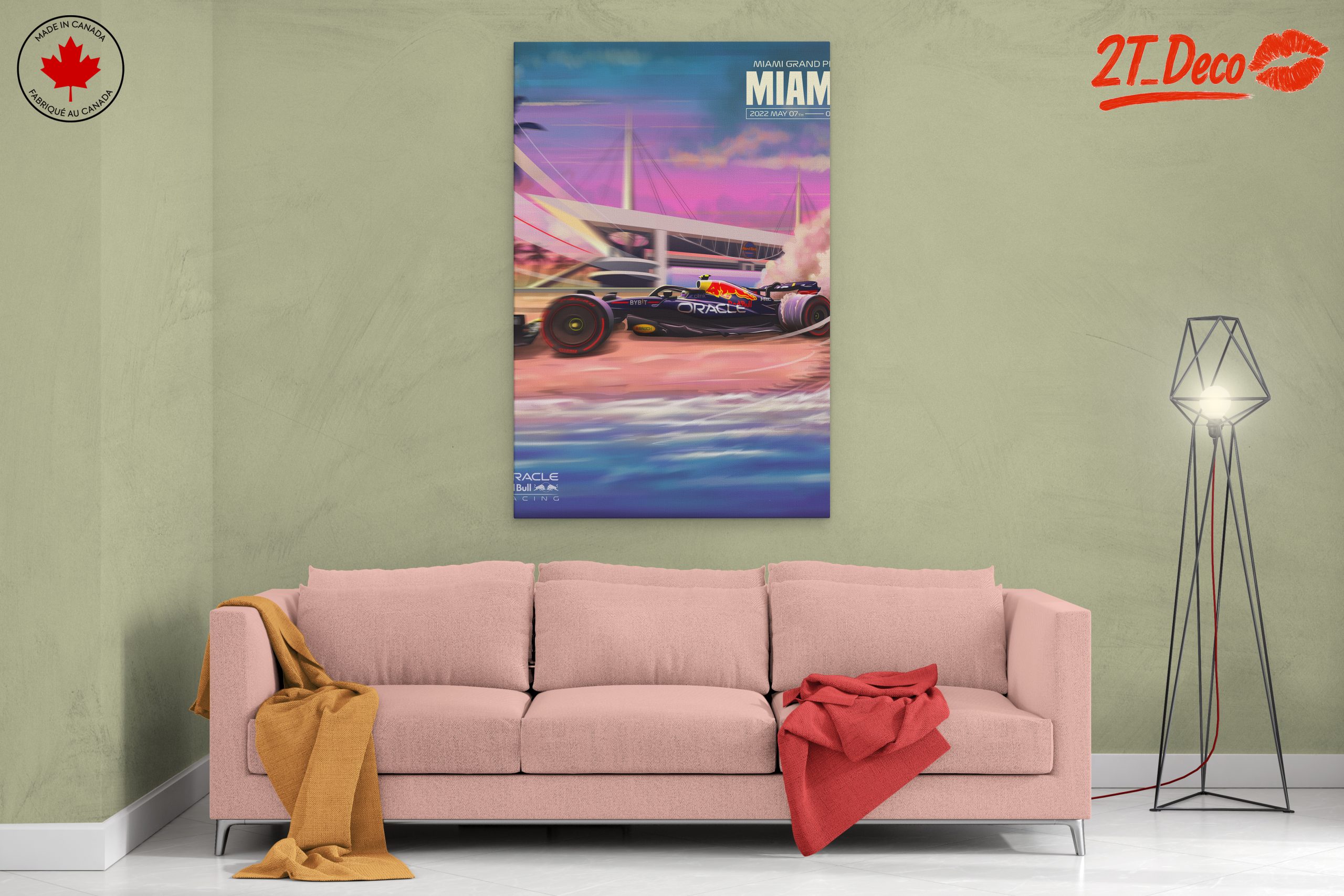 Miami Grand Prix Racing Art - Image 2