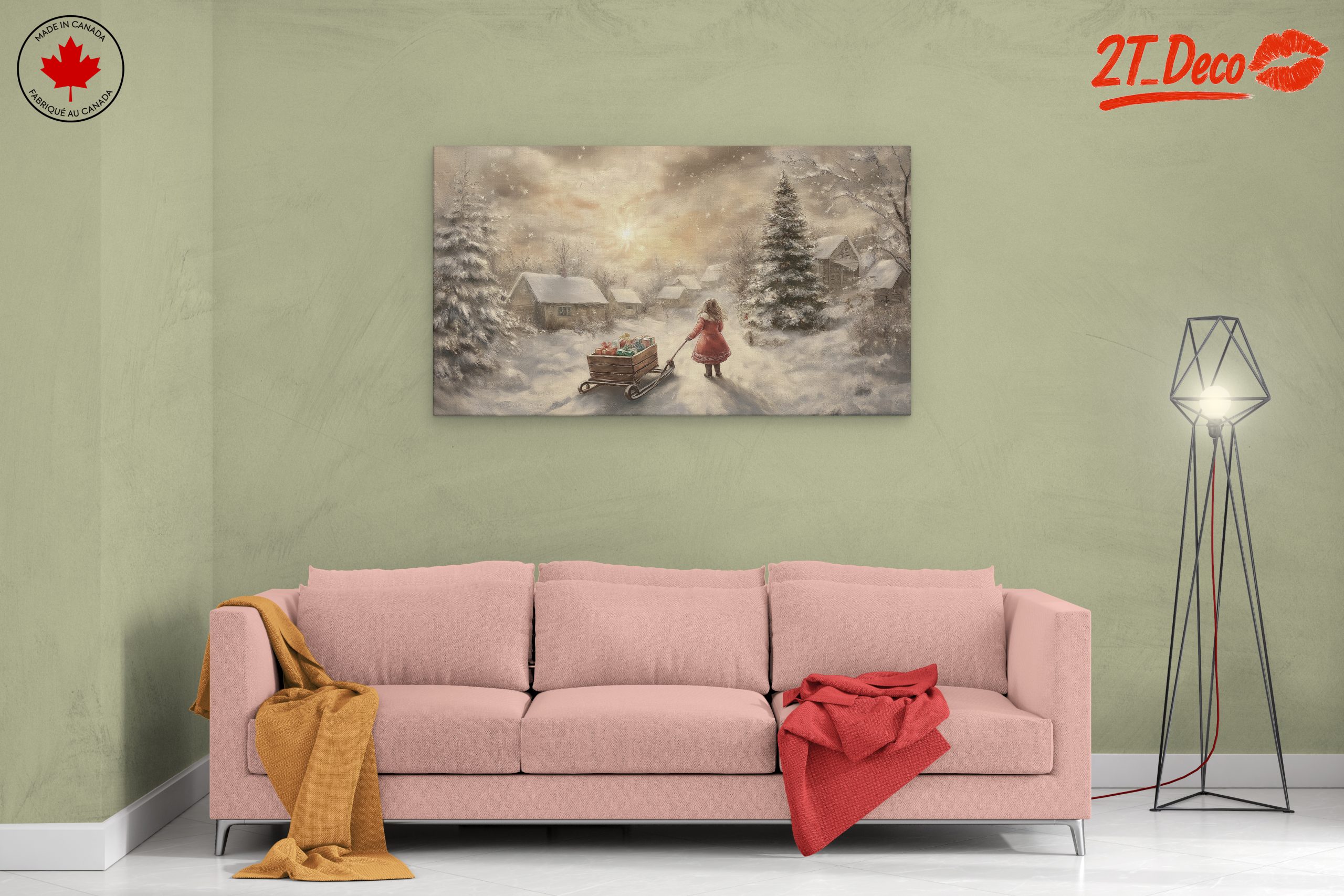 Magical Winter Christmas Scene - Image 2