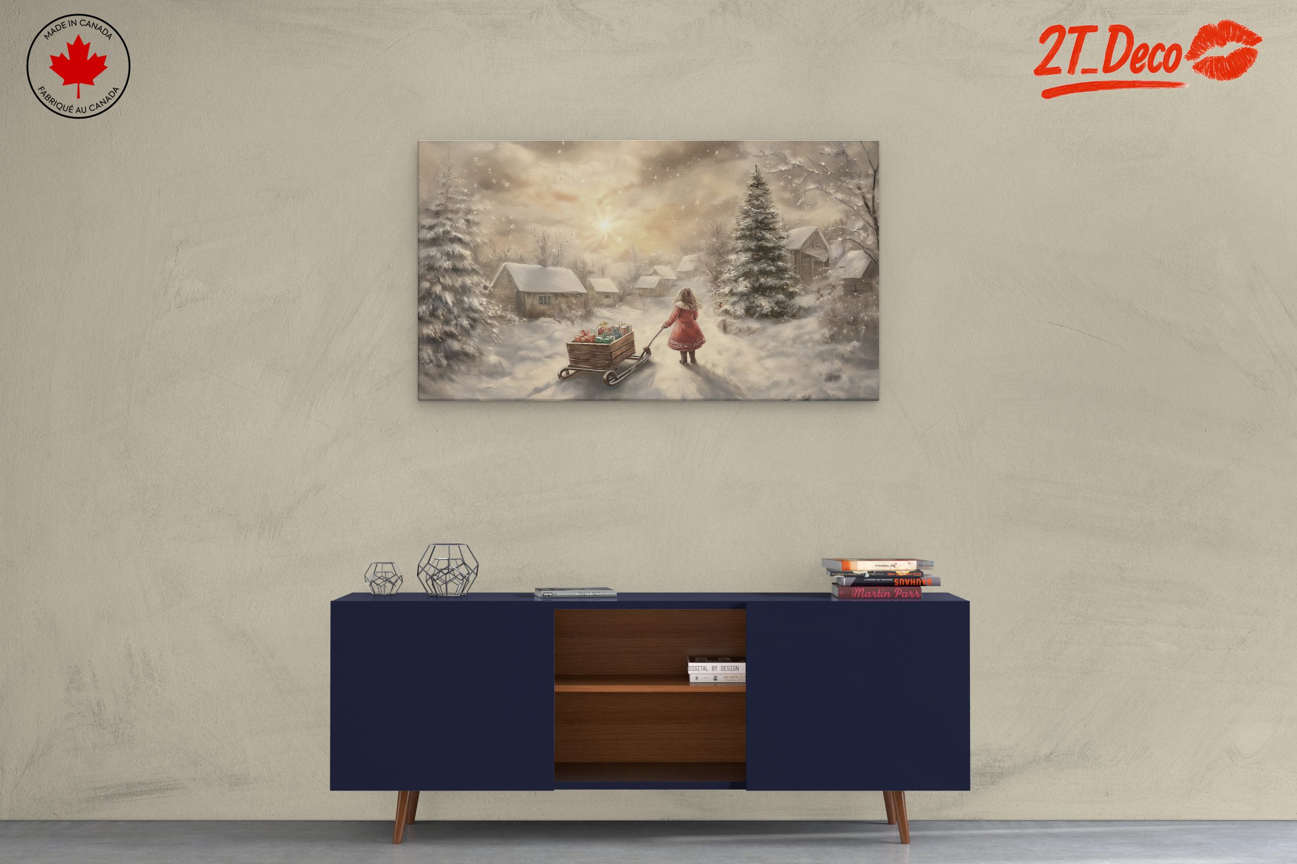 Magical Winter Christmas Scene - Image 3
