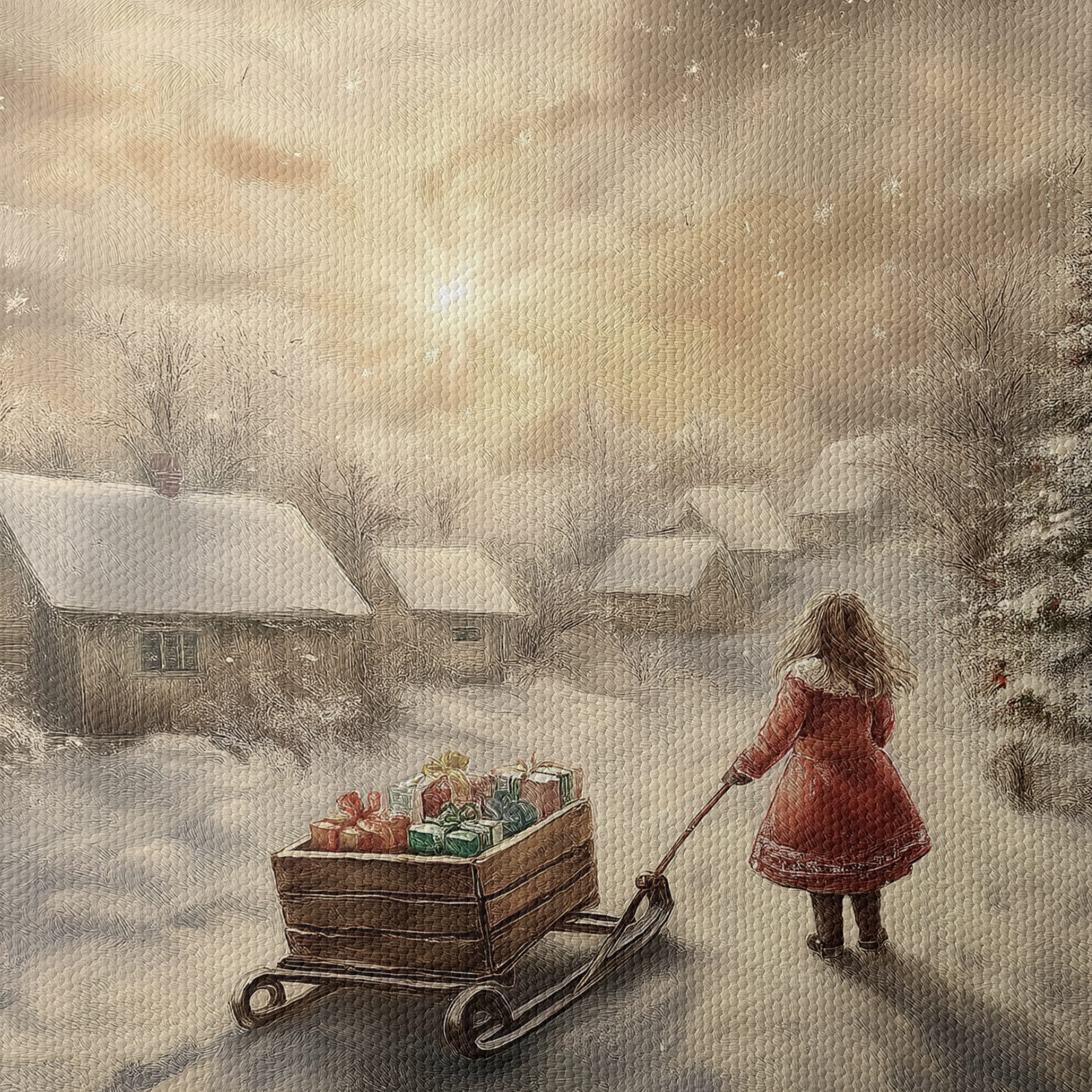 Magical Winter Christmas Scene - Image 4