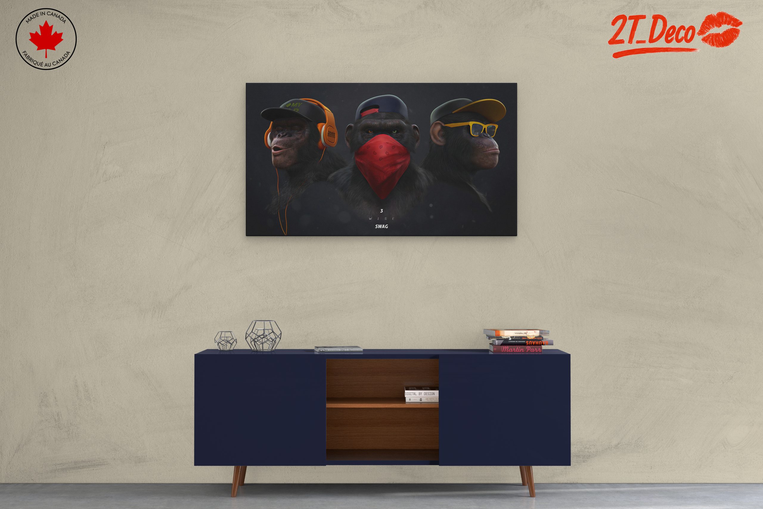 Stylized Animal Portraits Featuring Monkeys - Image 3