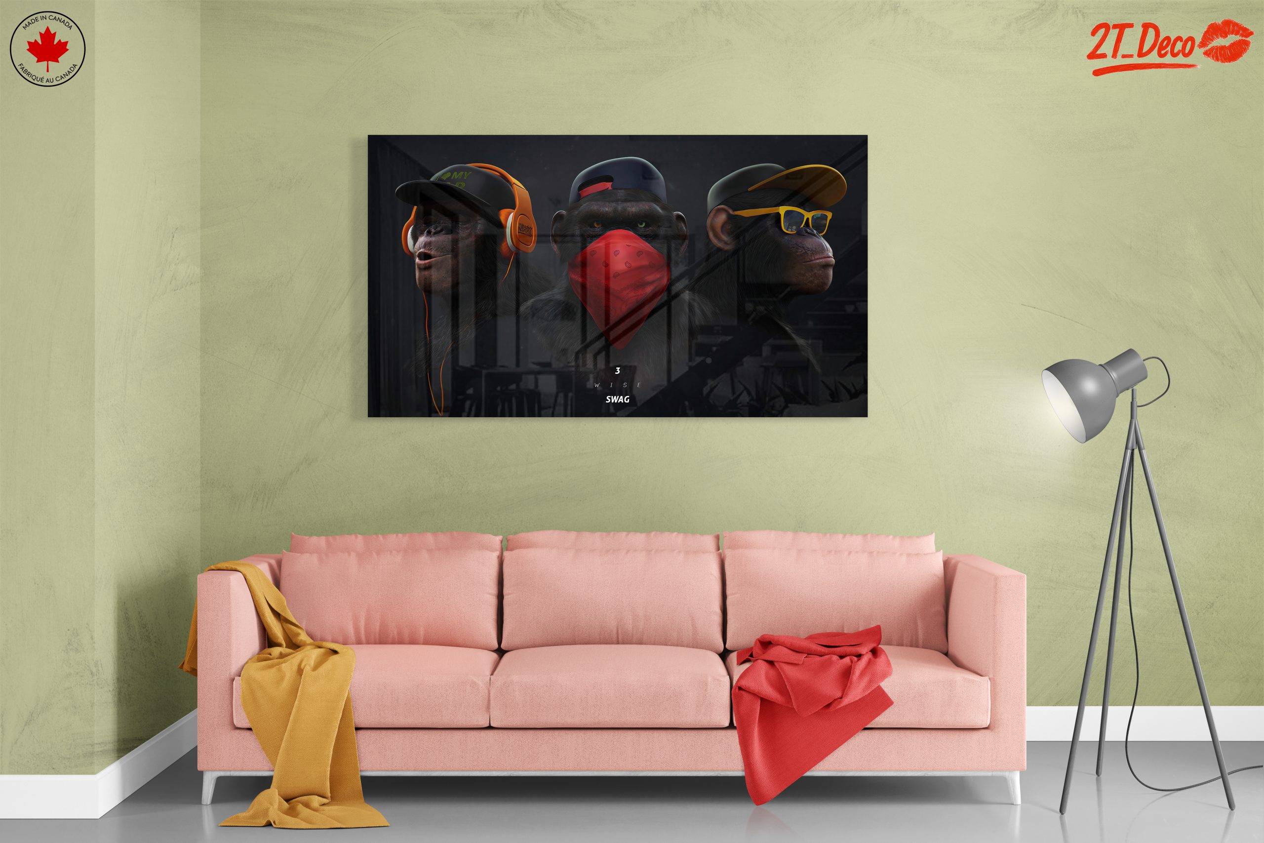 Stylized Animal Portraits Featuring Monkeys - Image 7