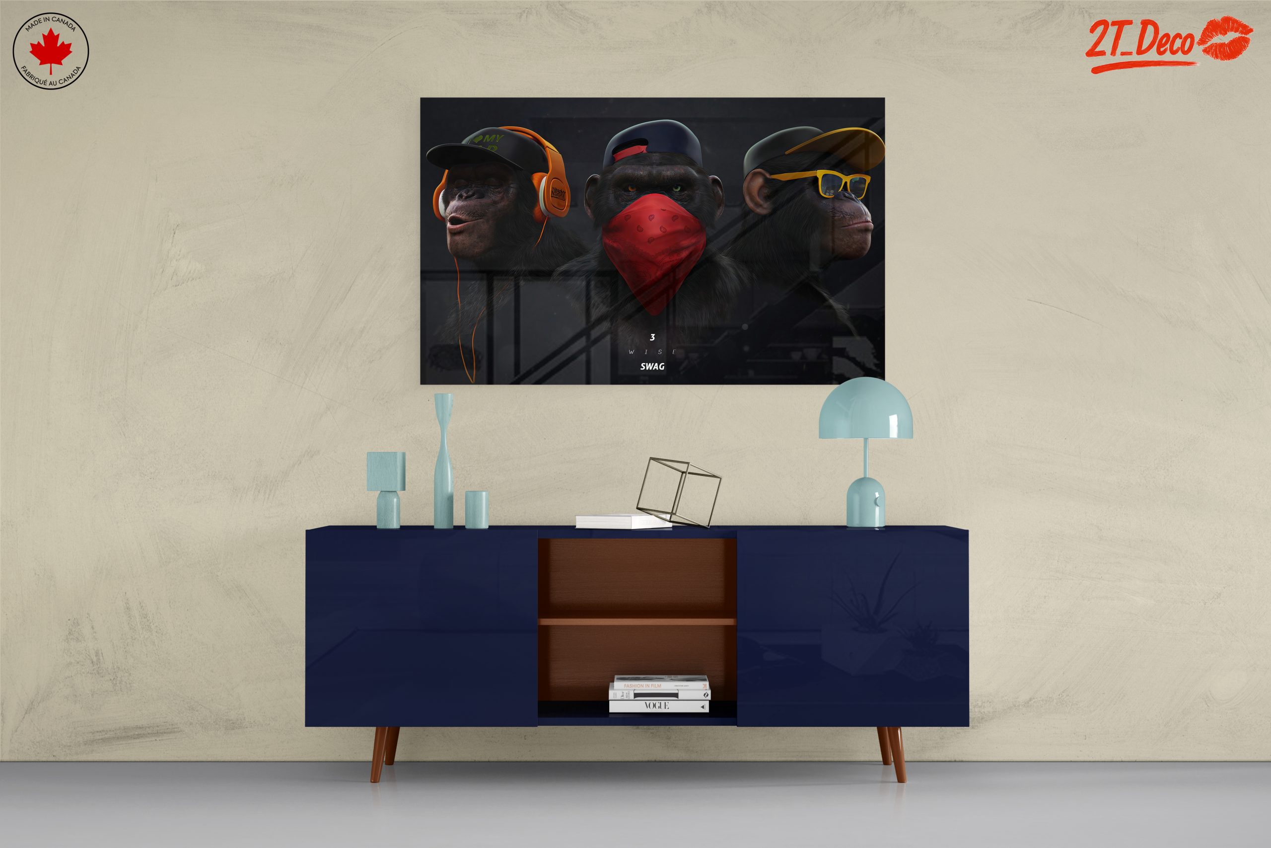 Stylized Animal Portraits Featuring Monkeys - Image 8