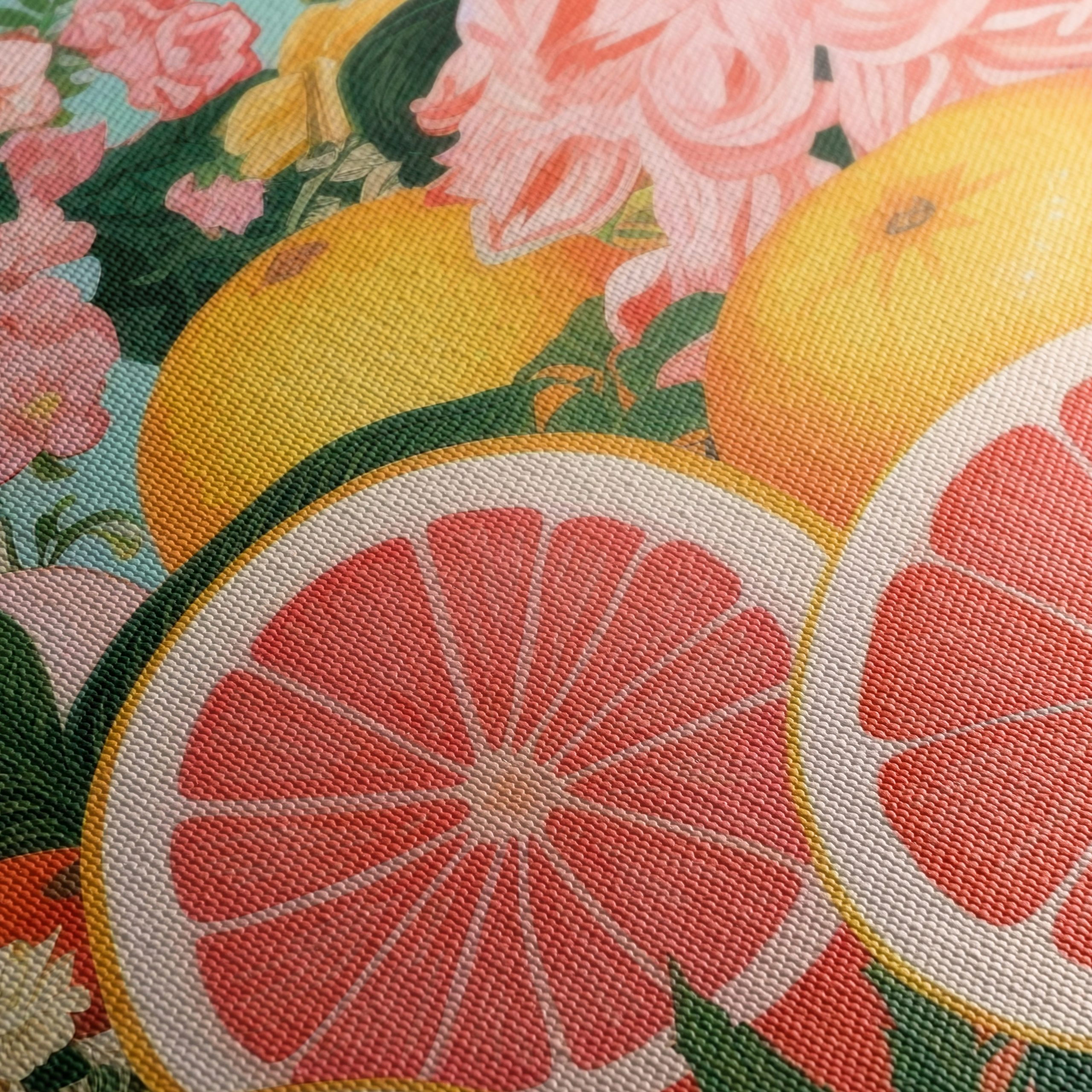 Vibrant Abstract Food Floral Art - Image 5