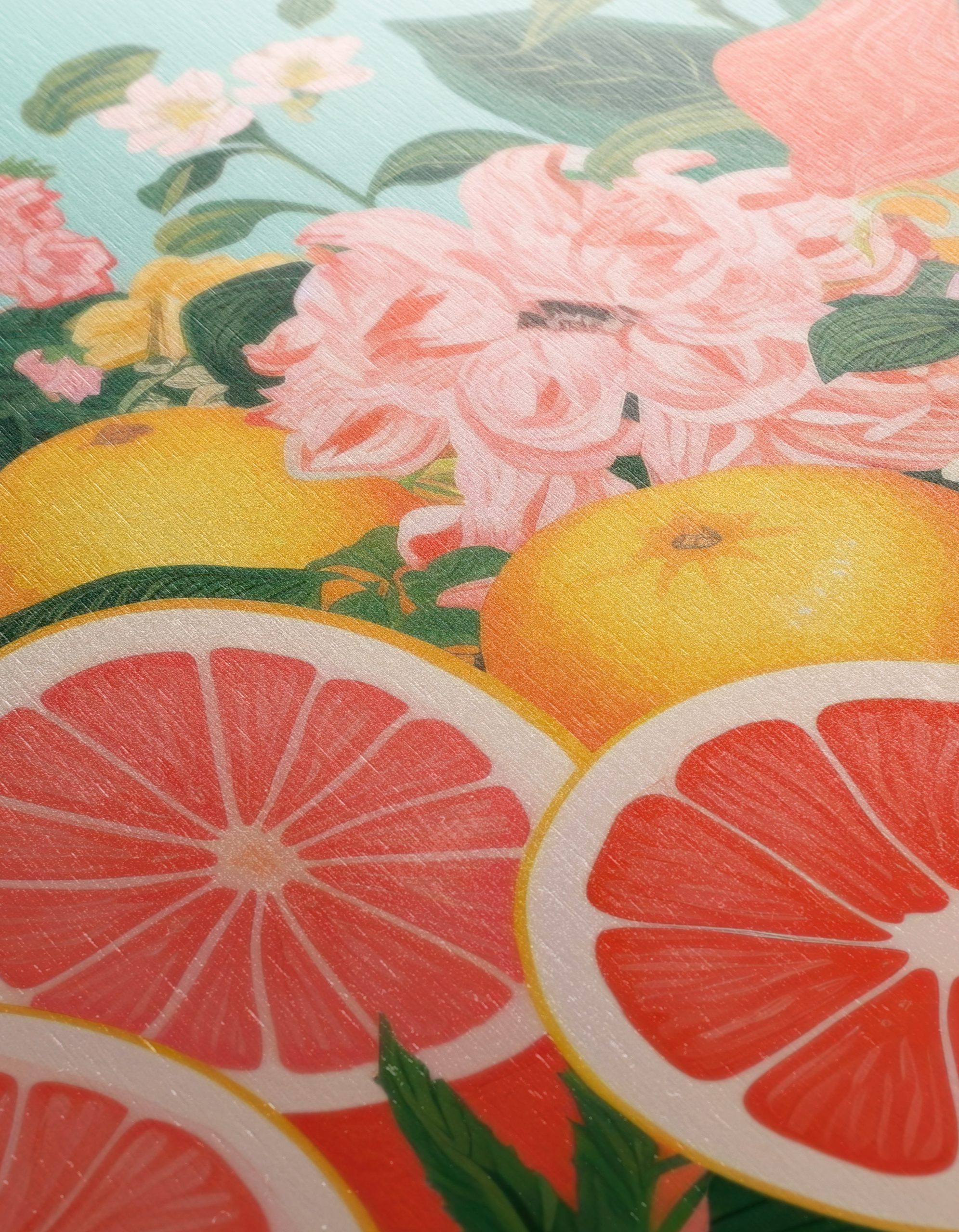 Vibrant Abstract Food Floral Art - Image 12