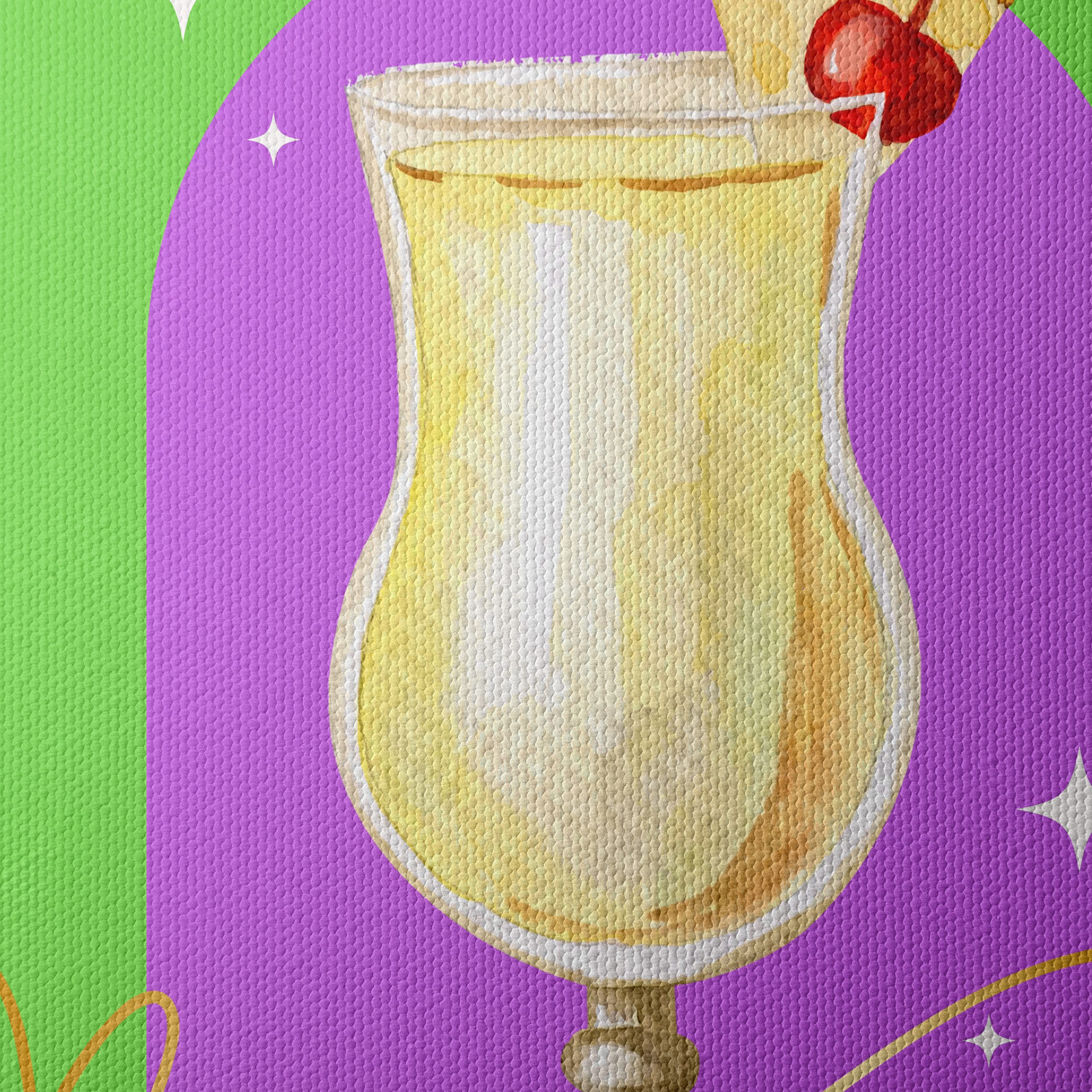 Colorful Abstract Piña Colada Artwork - Image 4