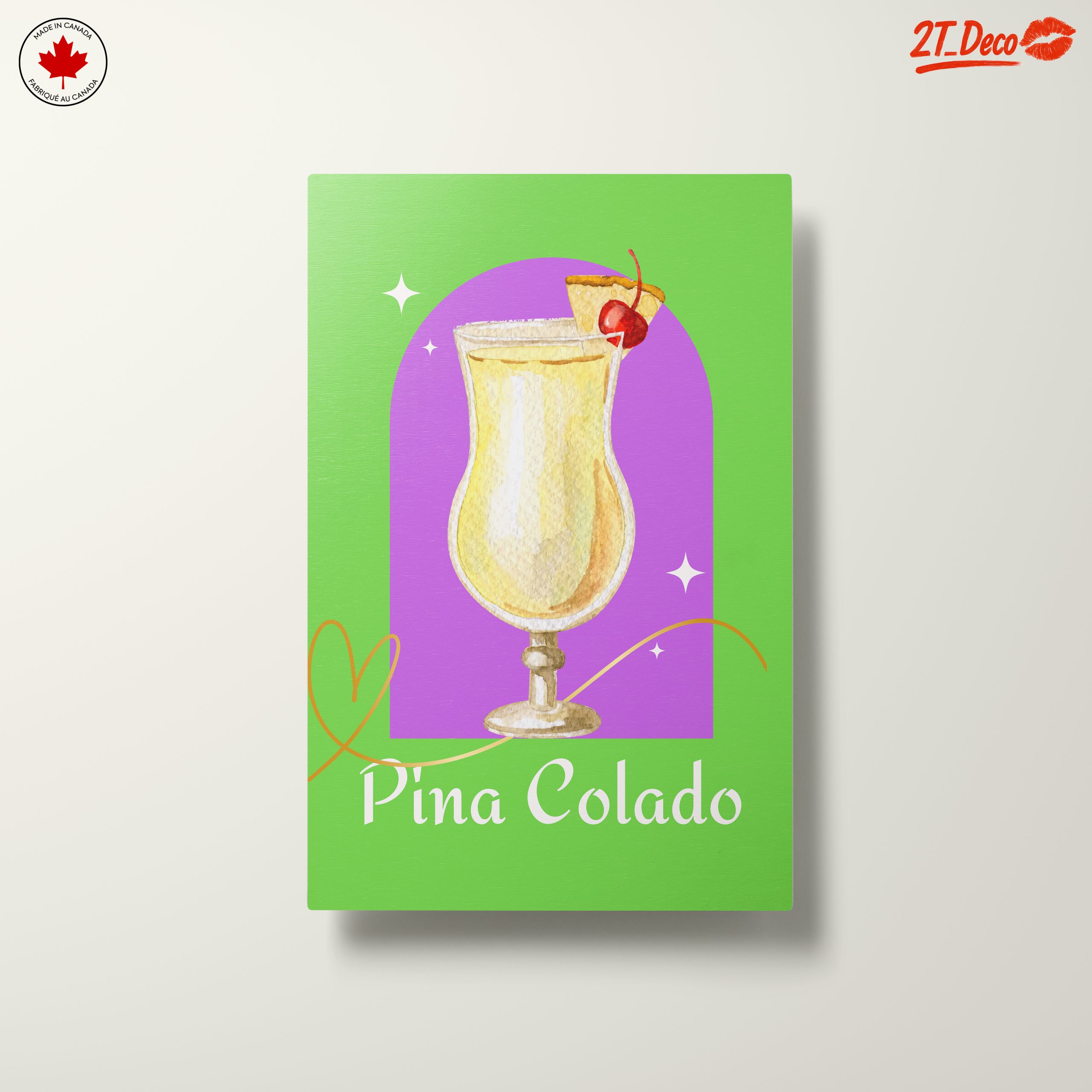 Colorful Abstract Piña Colada Artwork - Image 10