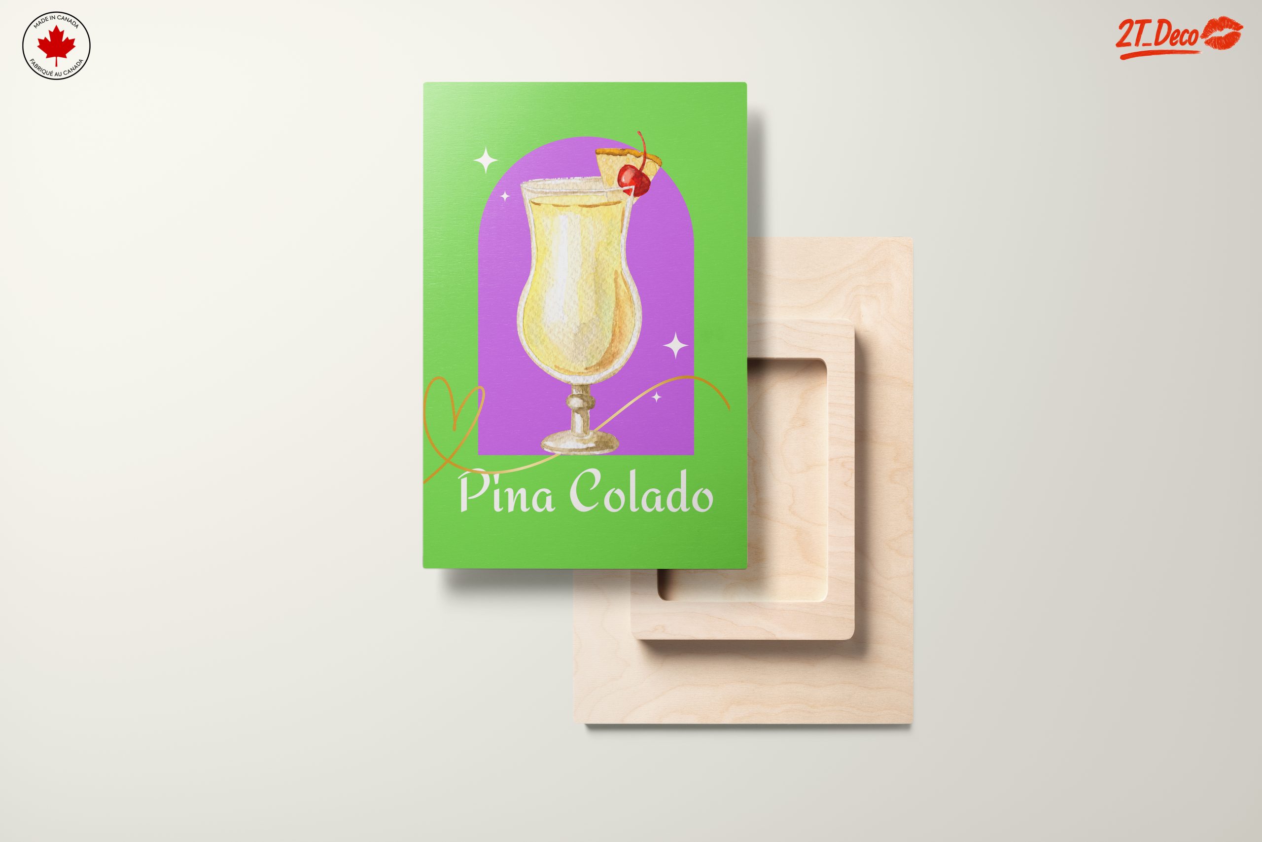 Colorful Abstract Piña Colada Artwork - Image 11