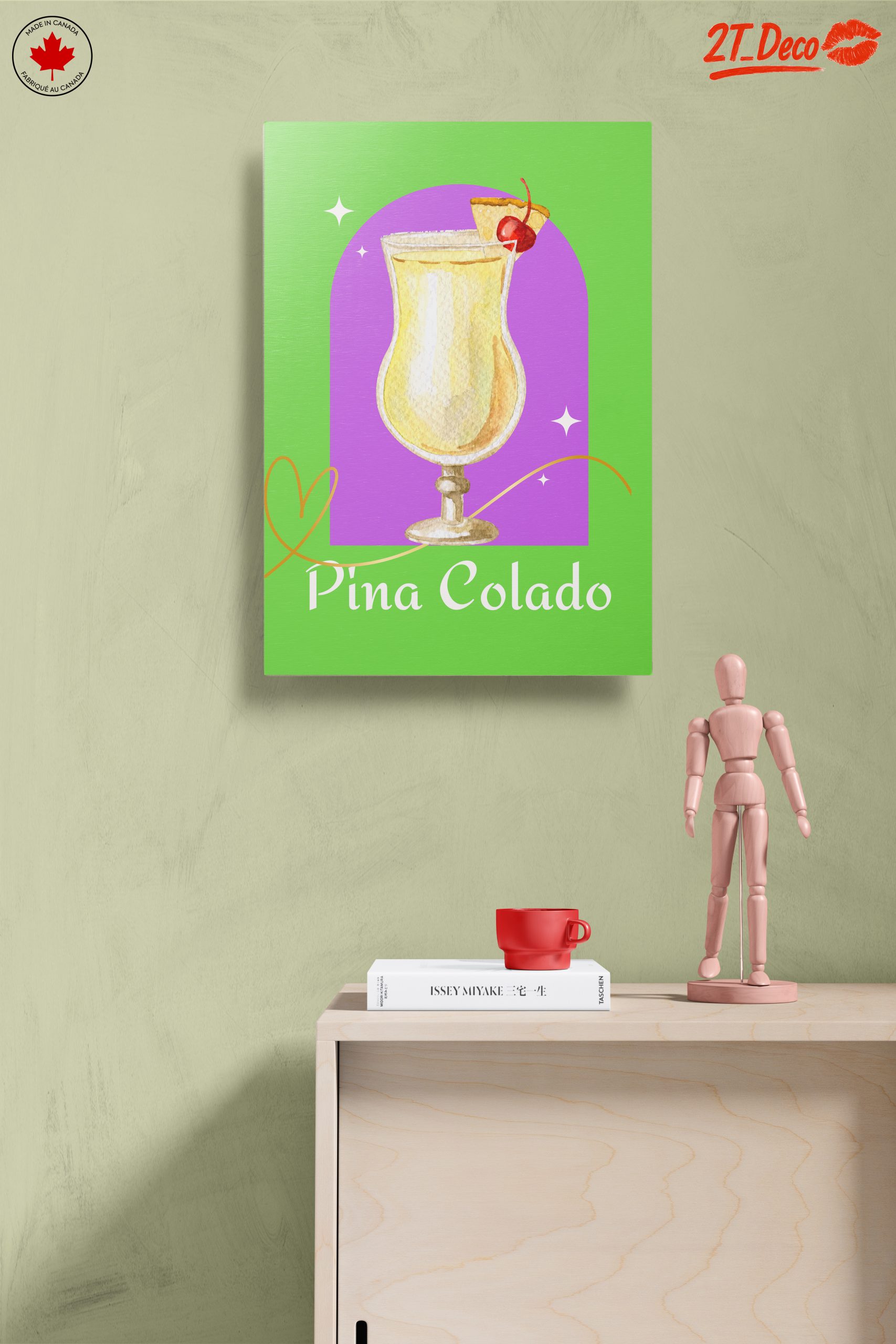 Colorful Abstract Piña Colada Artwork - Image 14