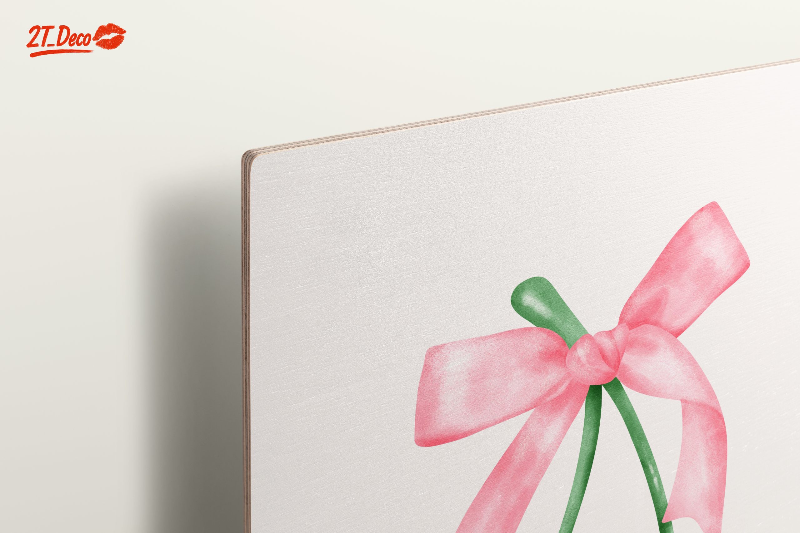 Whimsical Cherry Art with Ribbon - Image 15