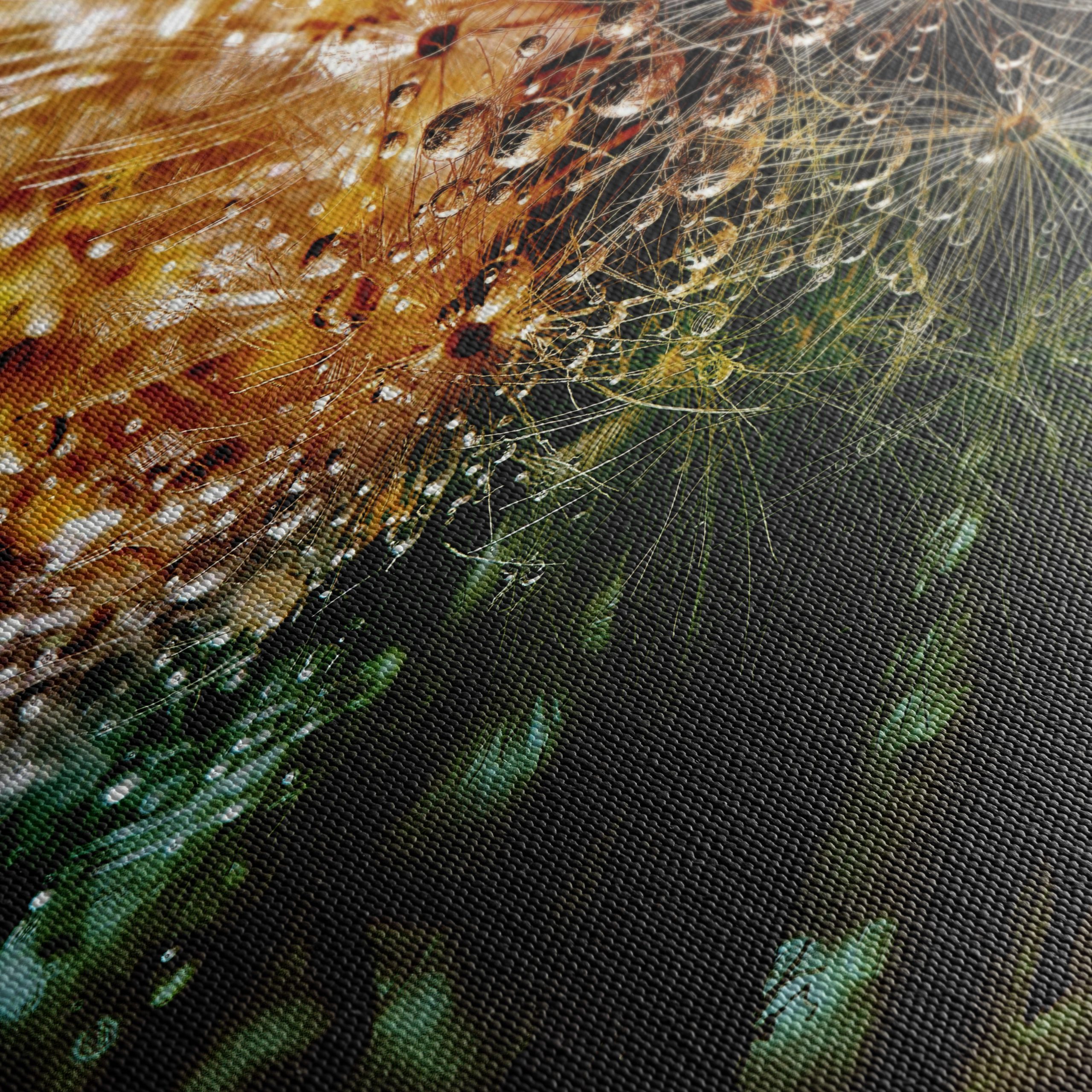 Close-Up Dandelion with Water Droplets - Image 5