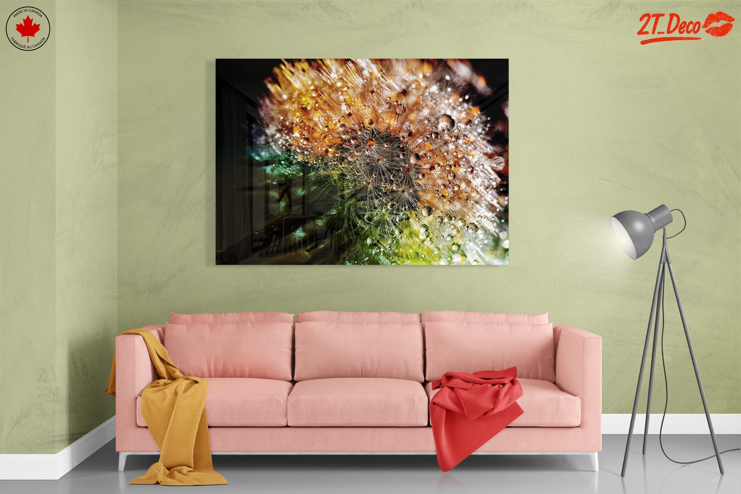 Close-Up Dandelion with Water Droplets - Image 7