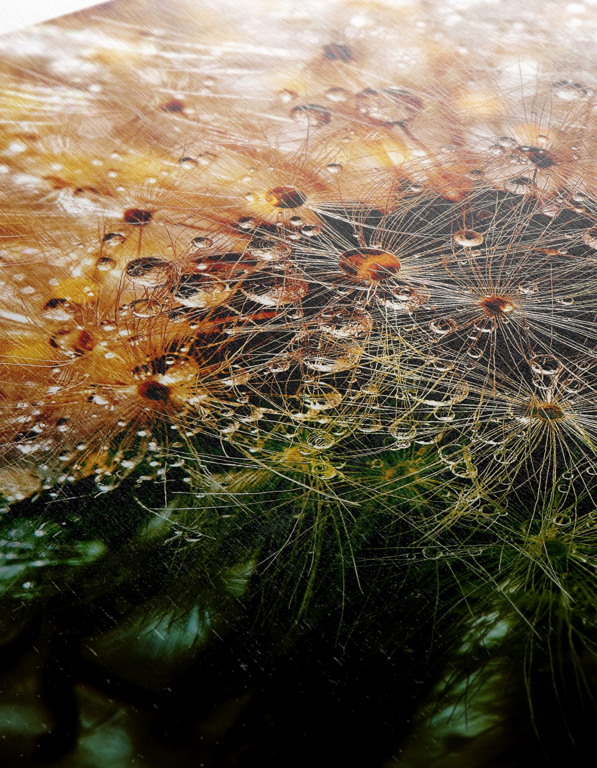 Close-Up Dandelion with Water Droplets - Image 12