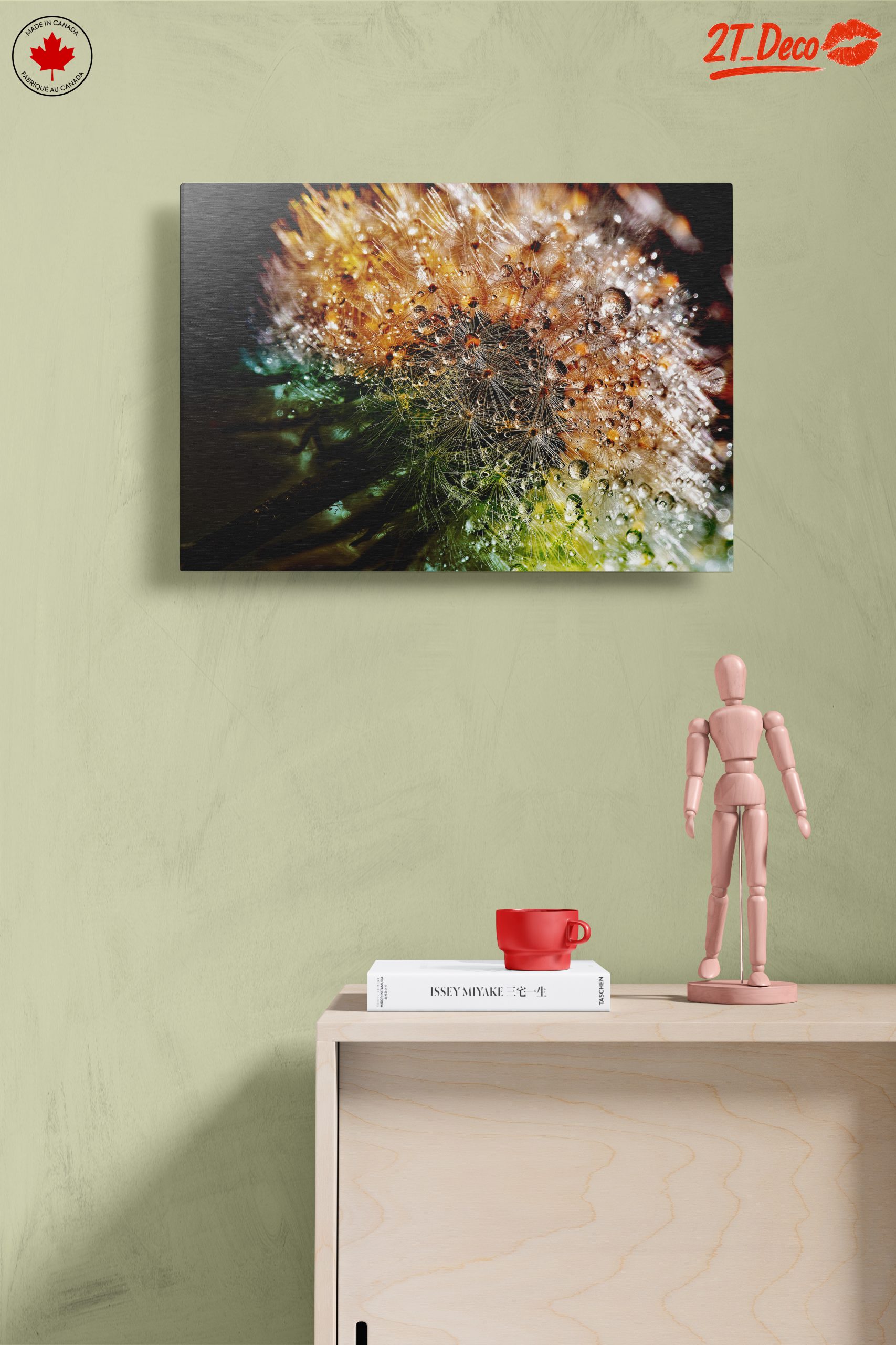 Close-Up Dandelion with Water Droplets - Image 14