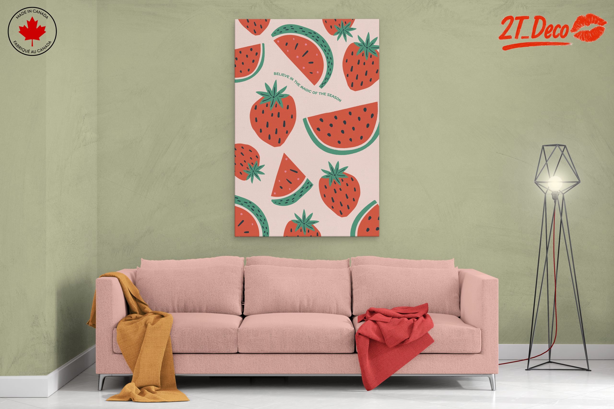 Playful Fruit Pattern Design - Image 2
