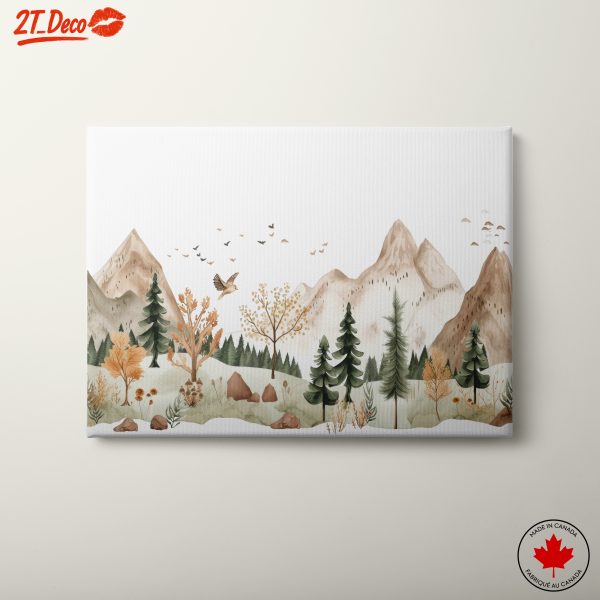 Mountain Landscape with Autumn Colors