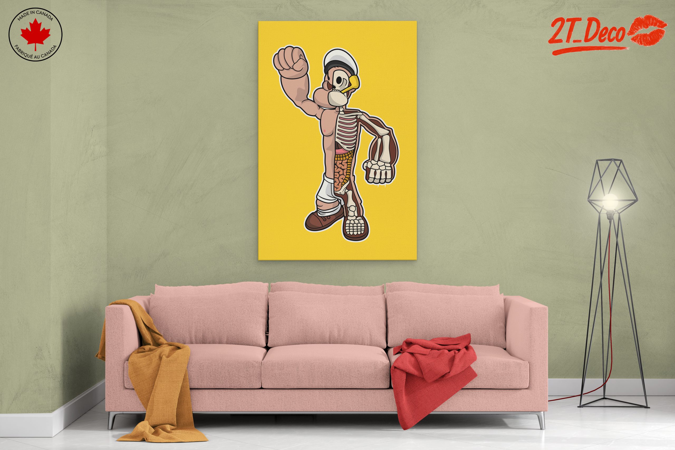 Whimsical Cartoon Character Anatomy Art - Image 2