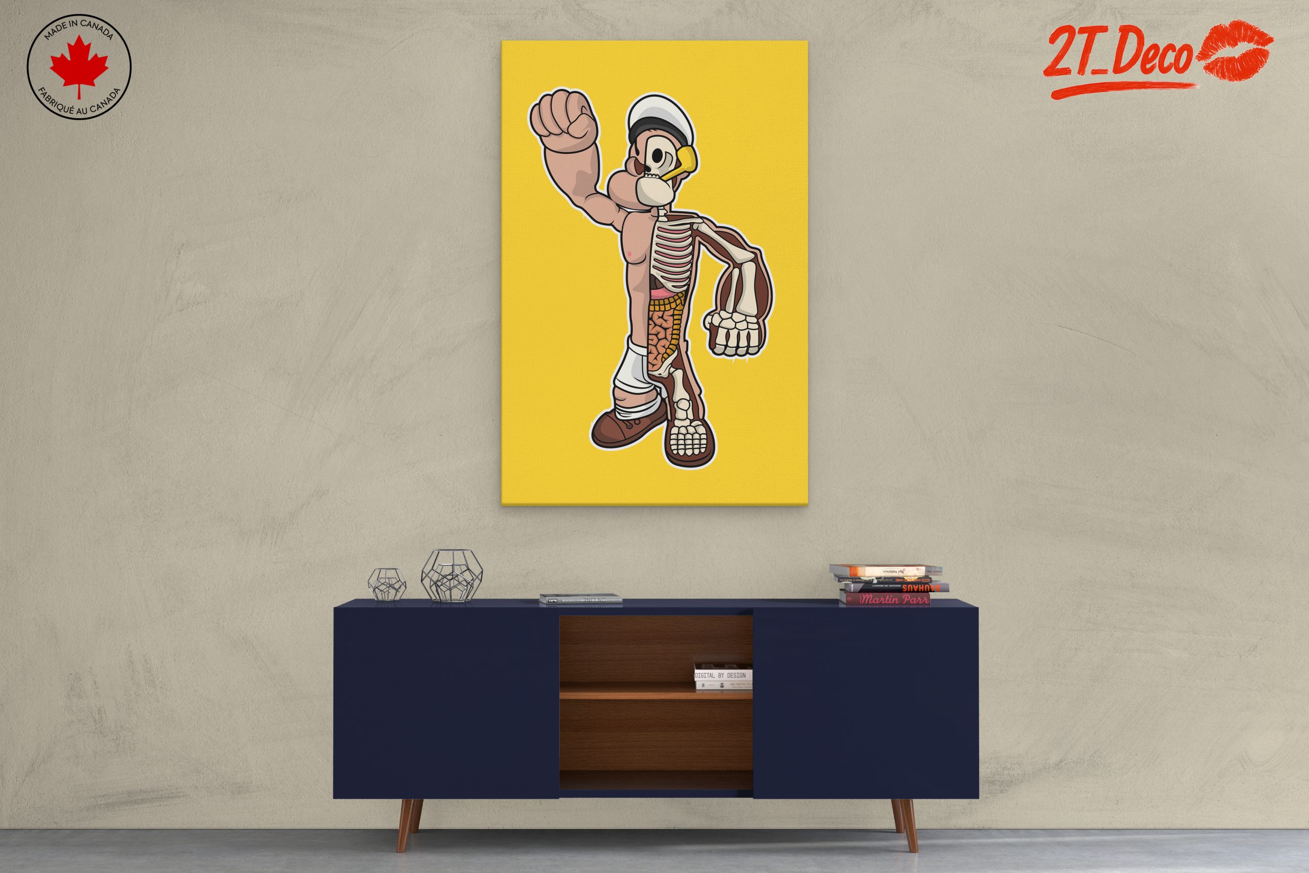 Whimsical Cartoon Character Anatomy Art - Image 3