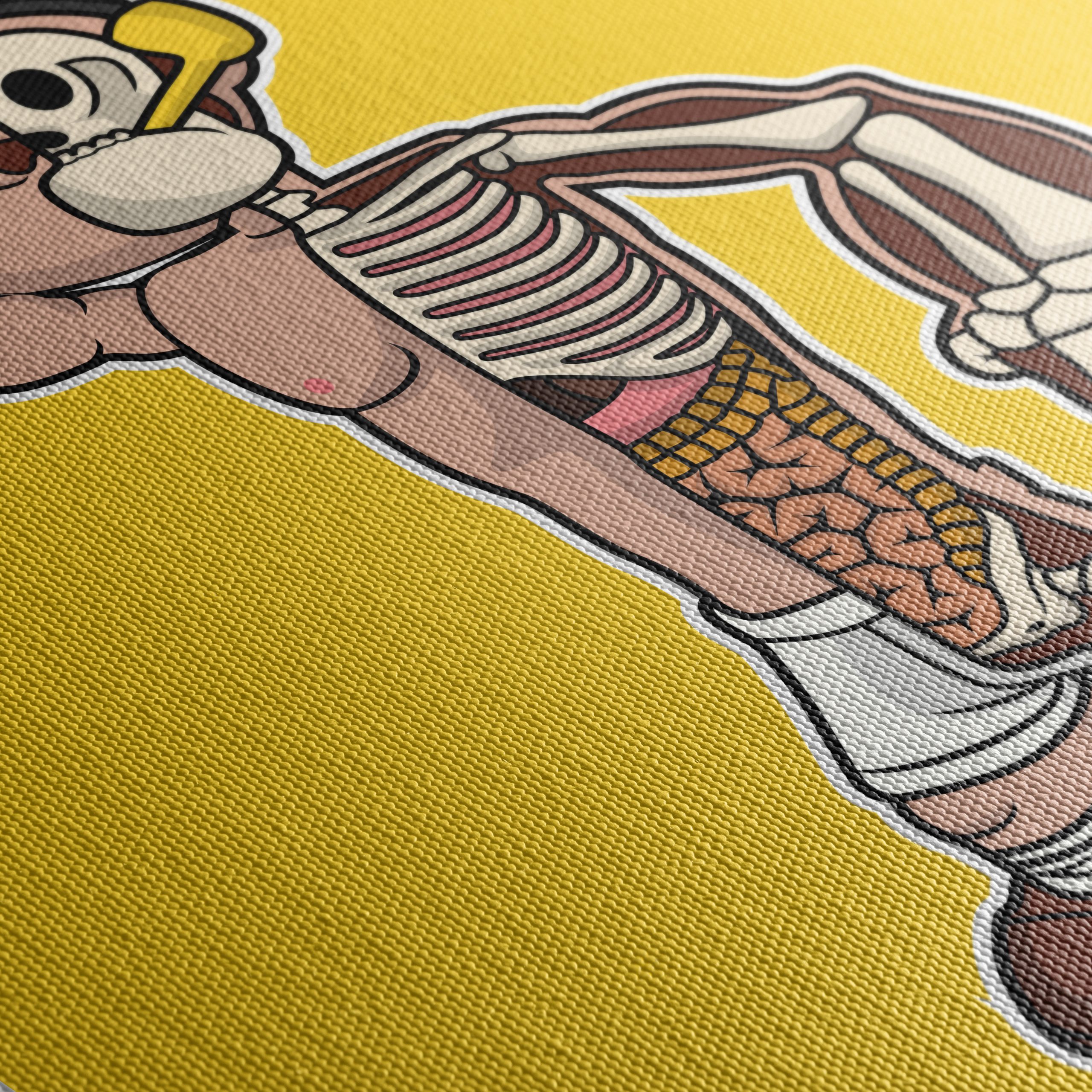Whimsical Cartoon Character Anatomy Art - Image 5