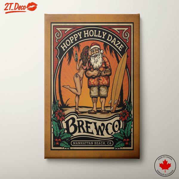 Hoppy Holly Daze Festive Beach Art