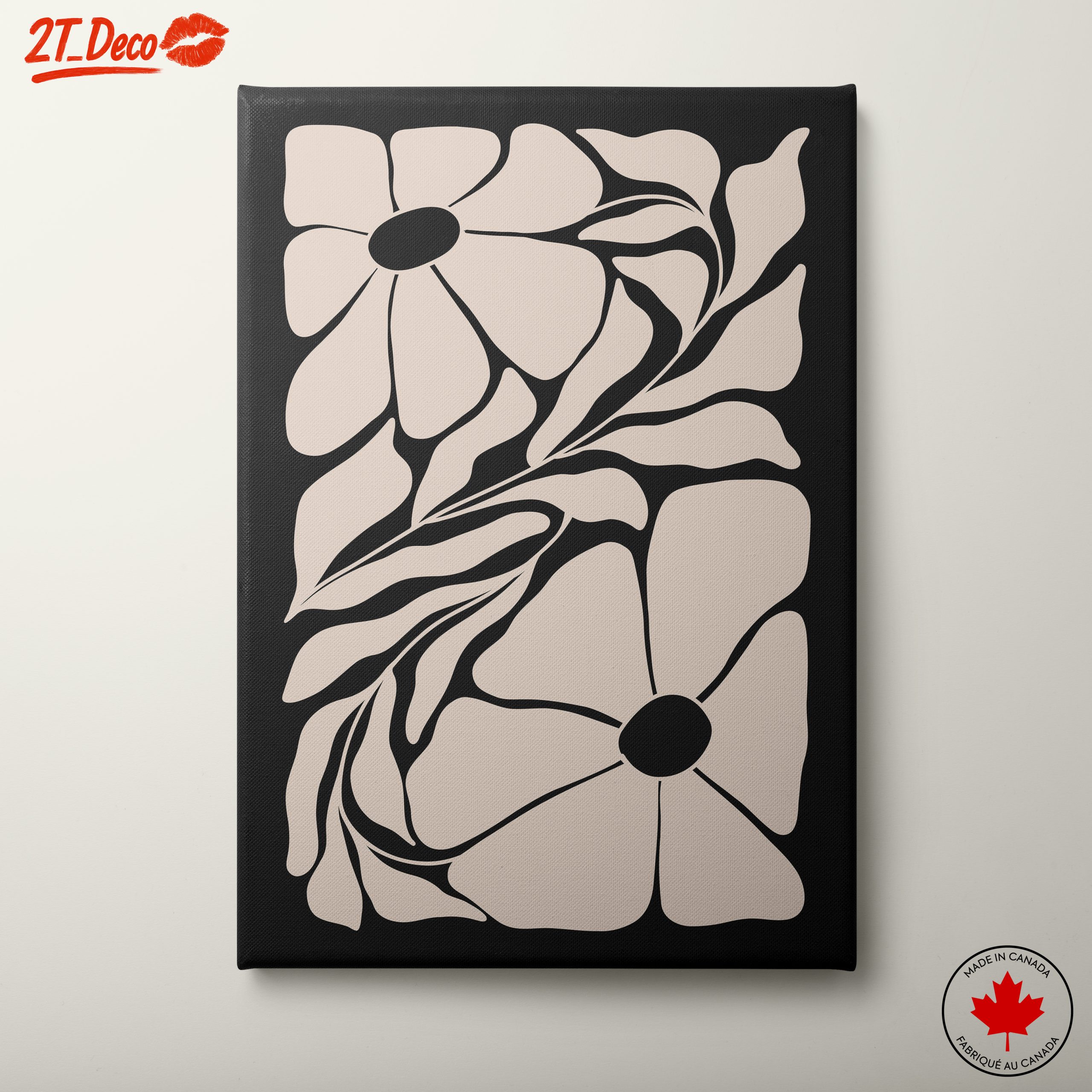 Stylized Floral Abstract Design