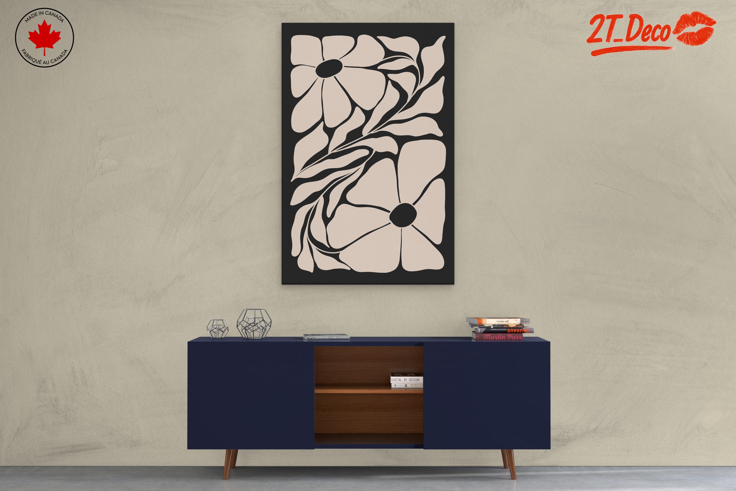 Stylized Floral Abstract Design - Image 3