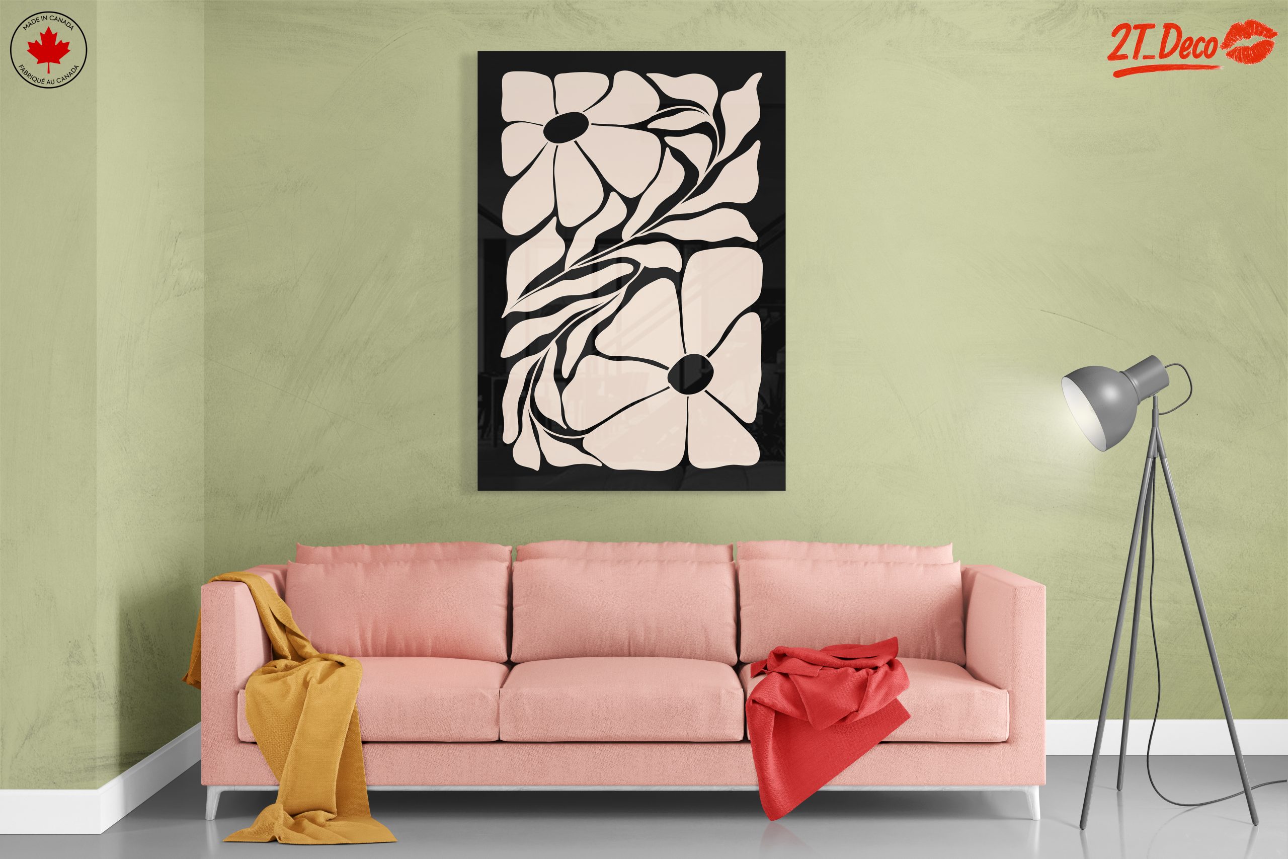 Stylized Floral Abstract Design - Image 7