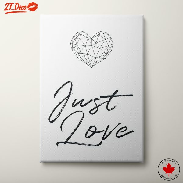 Just Love Quote Wall Art