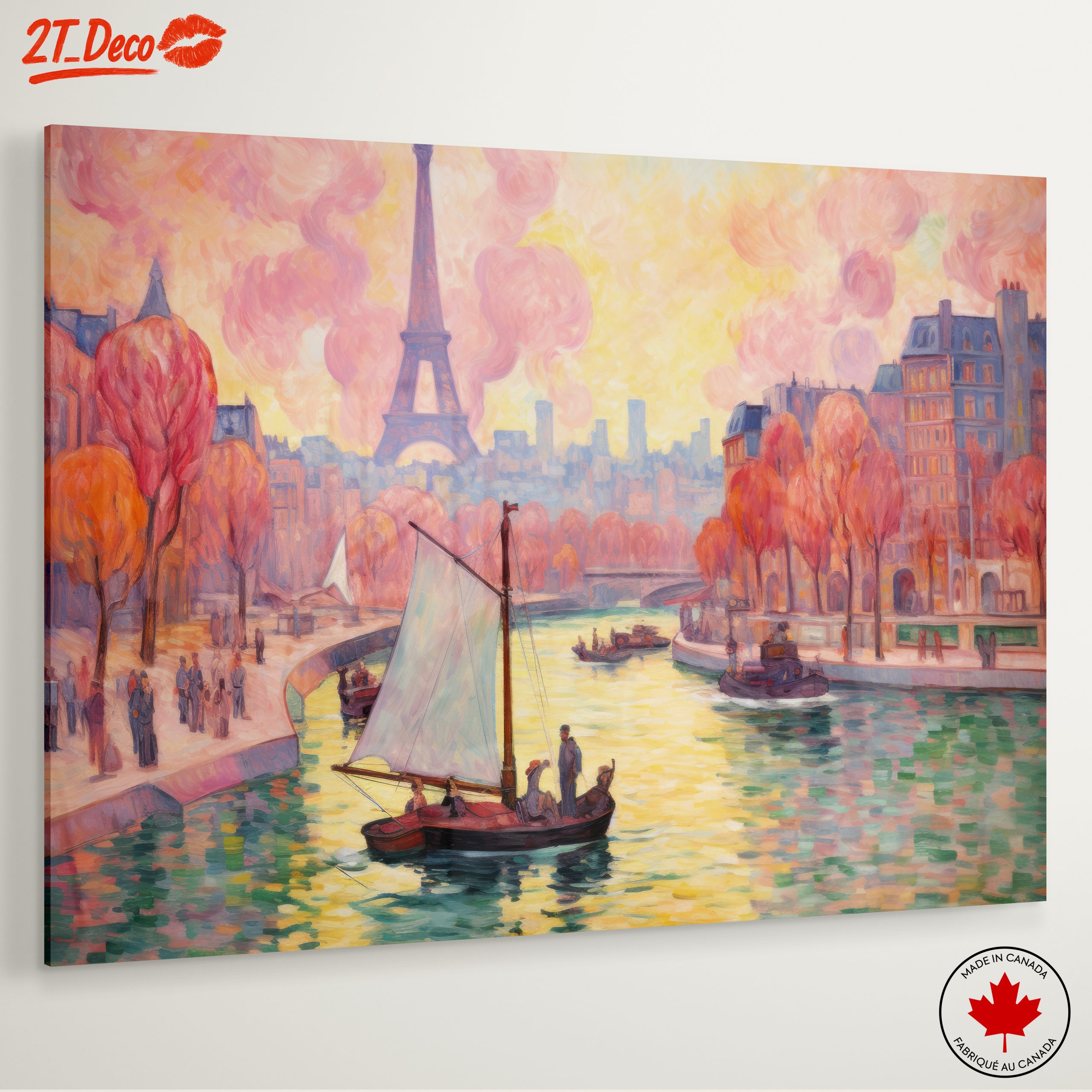 Vibrant Urban Scene Featuring the Eiffel Tower - Image 6