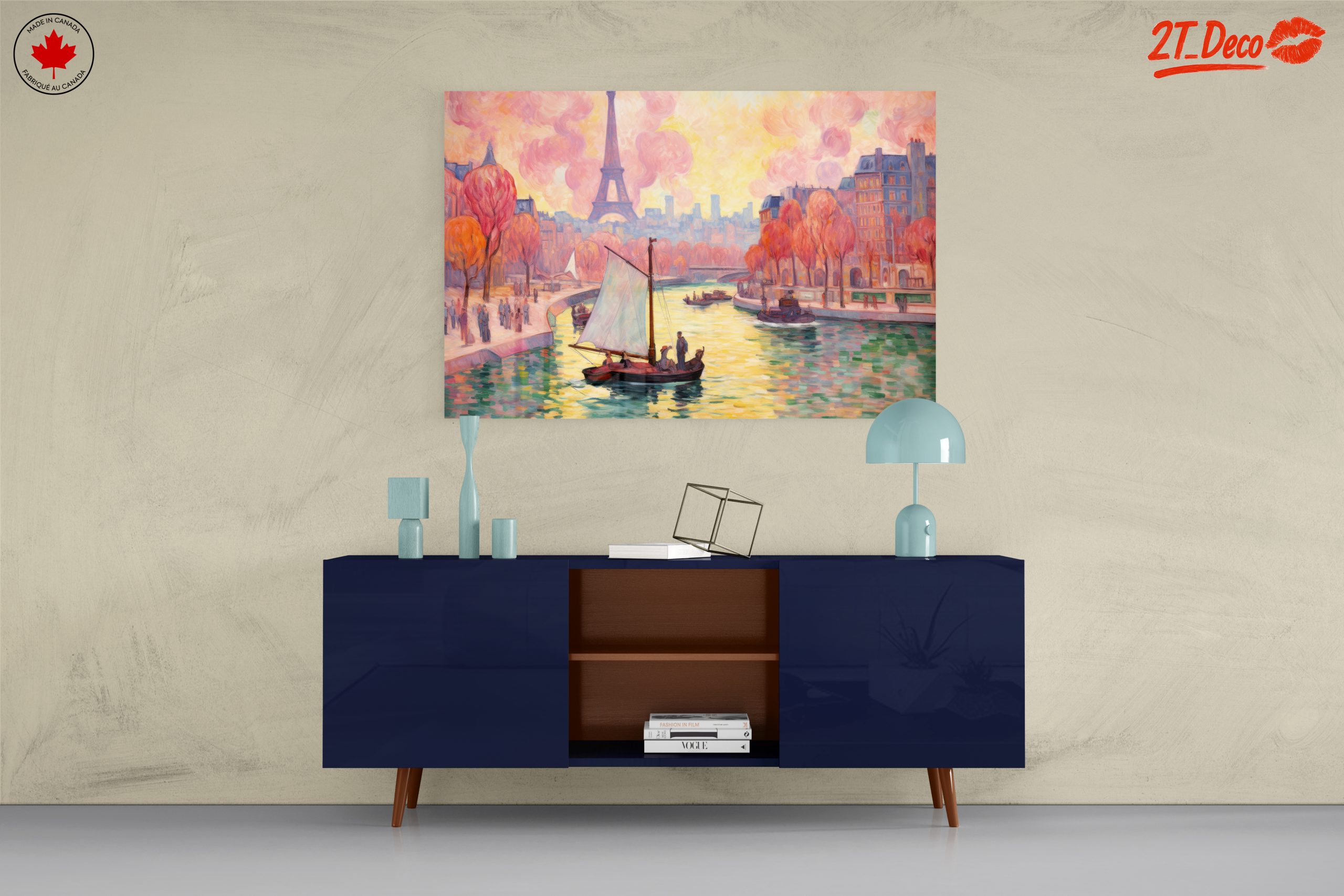 Vibrant Urban Scene Featuring the Eiffel Tower - Image 8