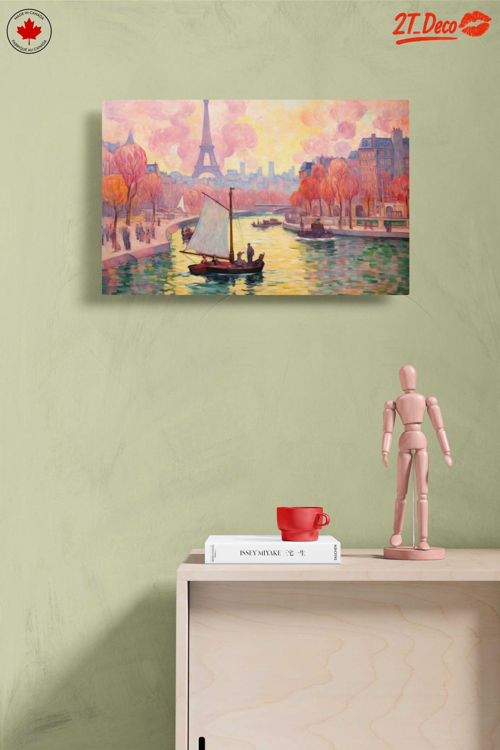 Vibrant Urban Scene Featuring the Eiffel Tower - Image 14