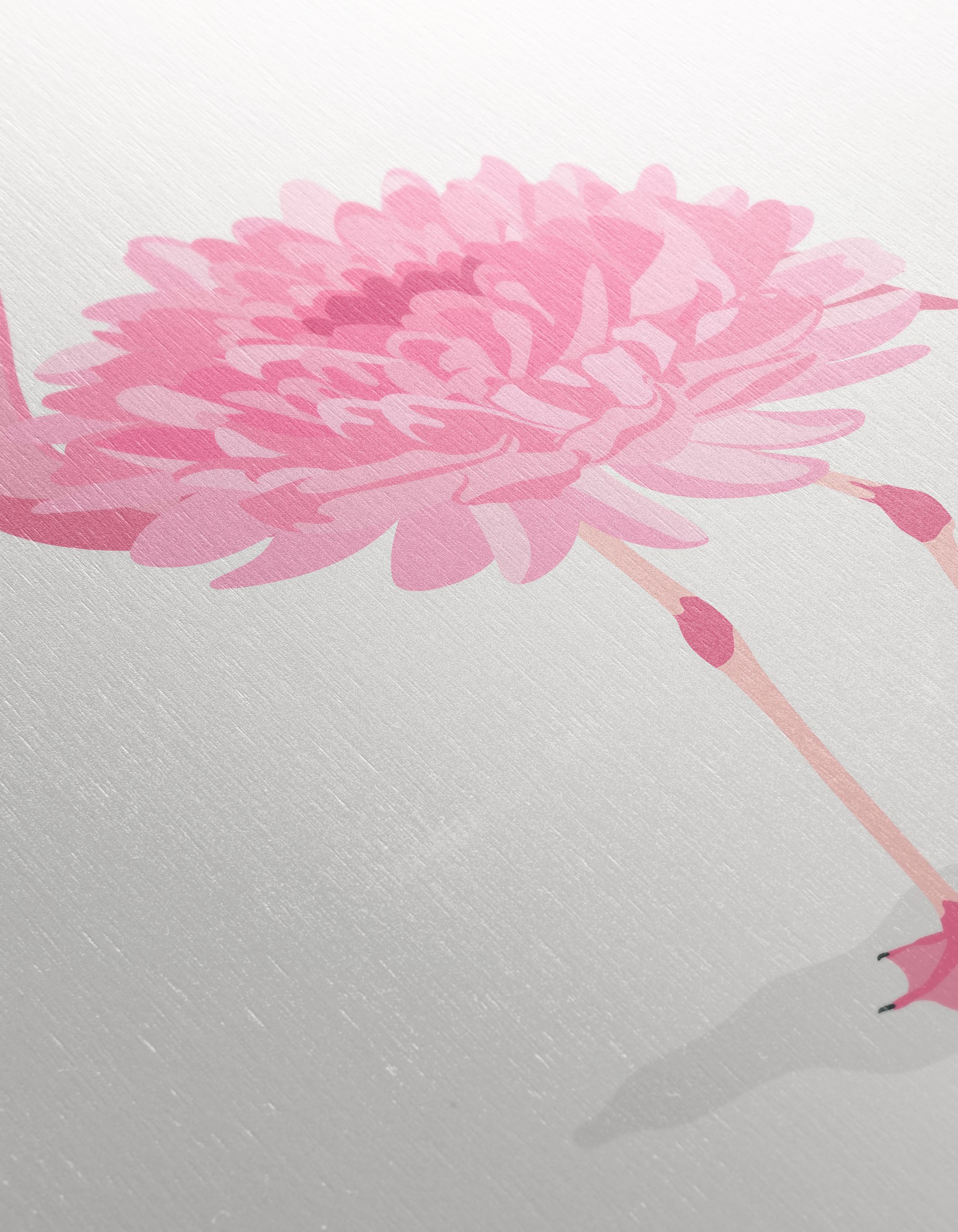 Whimsical Flamingo Floral Art - Image 12