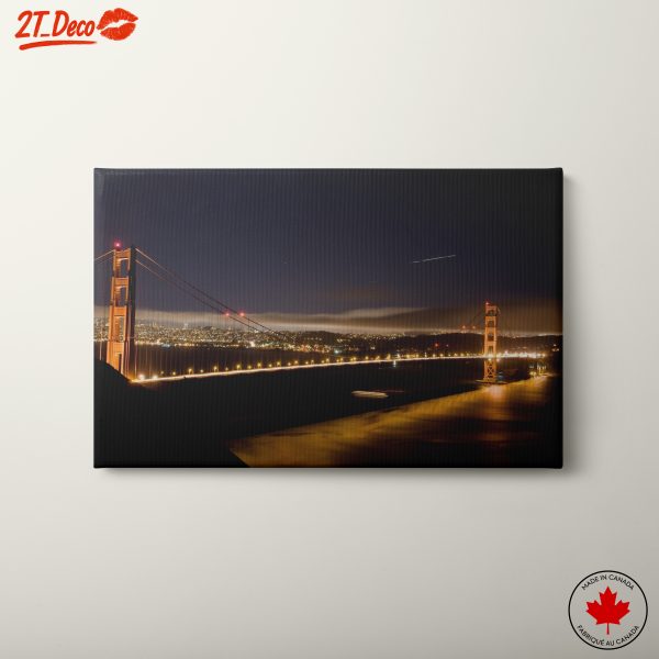 Golden Gate Bridge Night Landscape