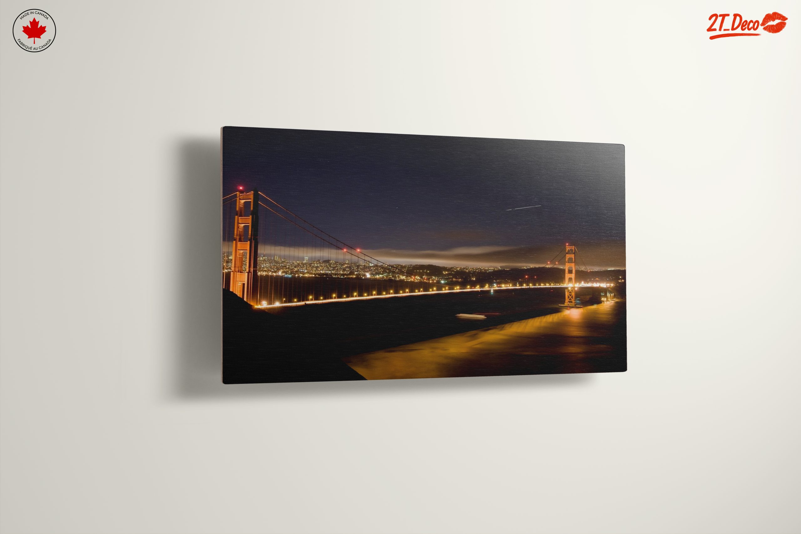 Golden Gate Bridge Night Landscape - Image 13