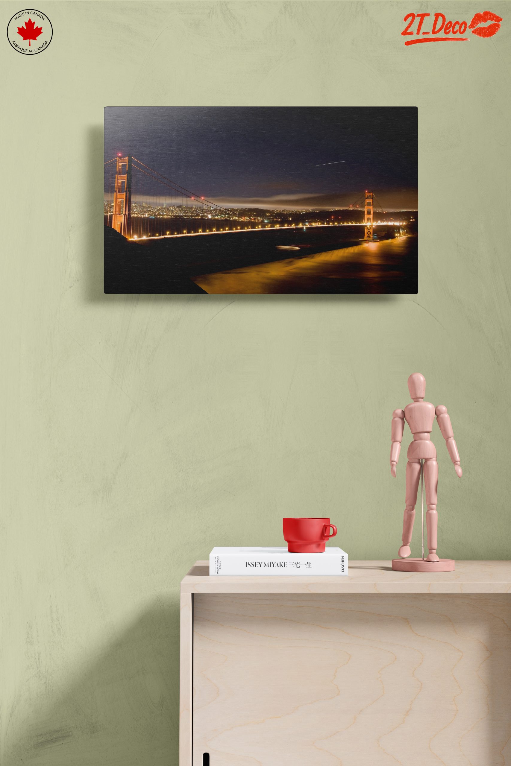 Golden Gate Bridge Night Landscape - Image 14