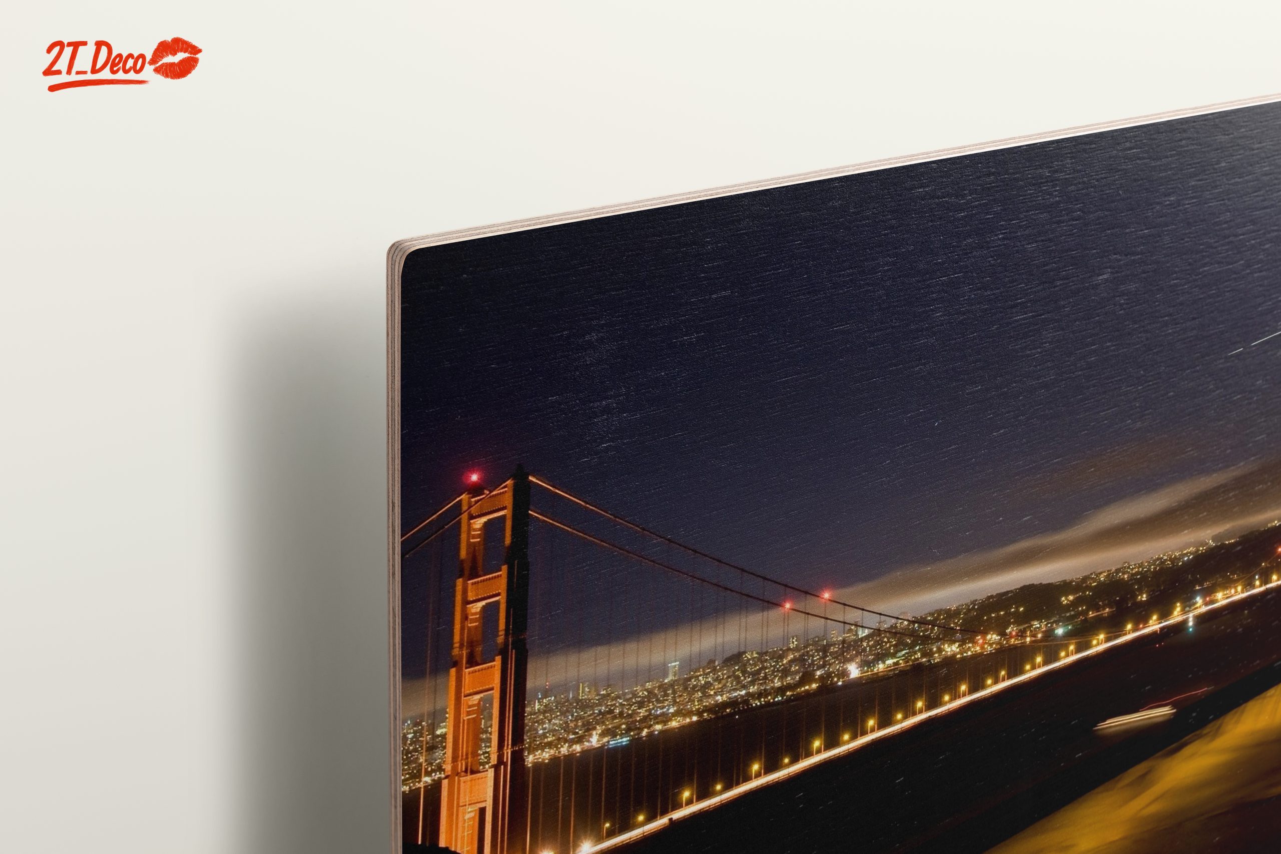 Golden Gate Bridge Night Landscape - Image 15