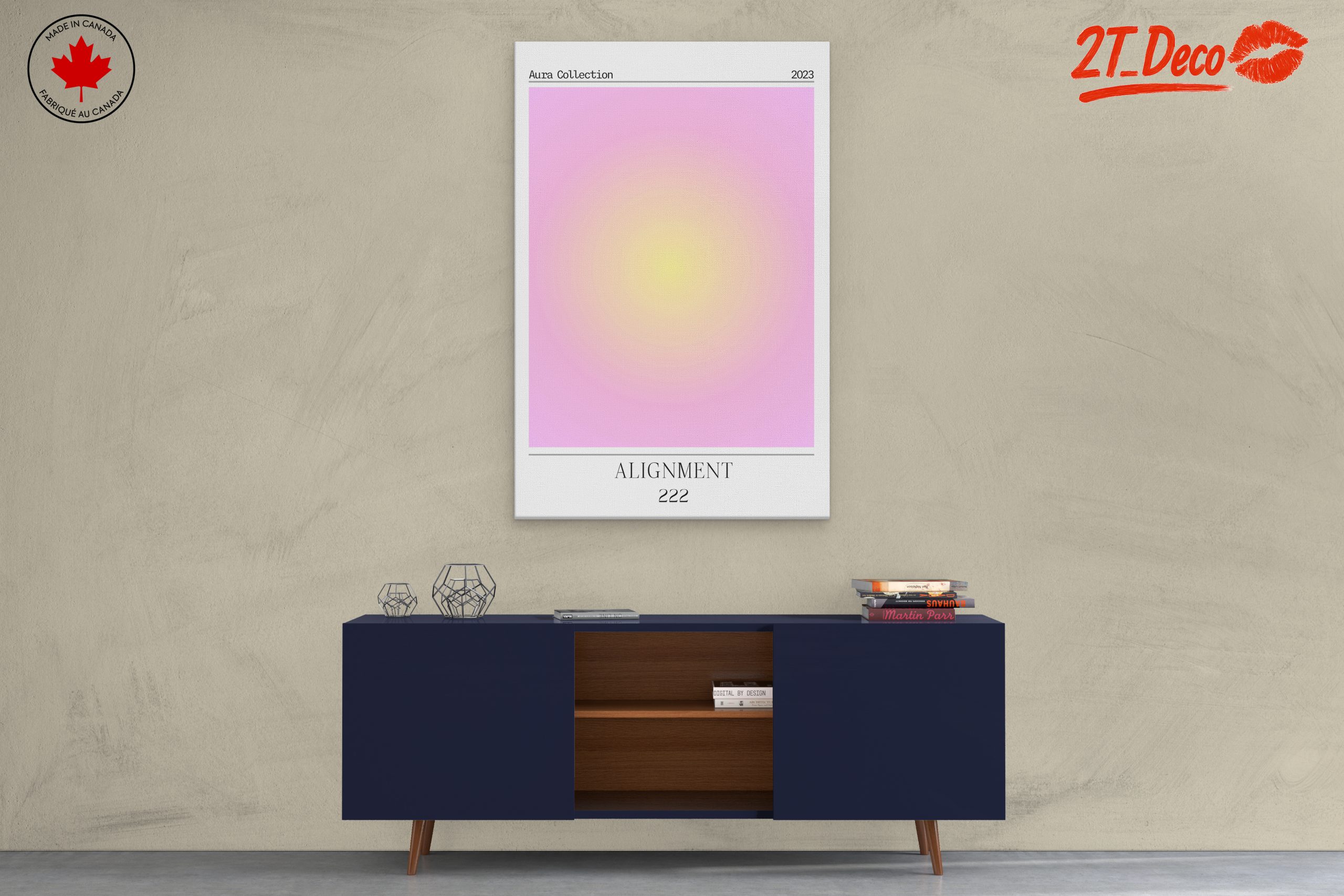 Soft Gradient Artwork for Tranquil Spaces - Image 3