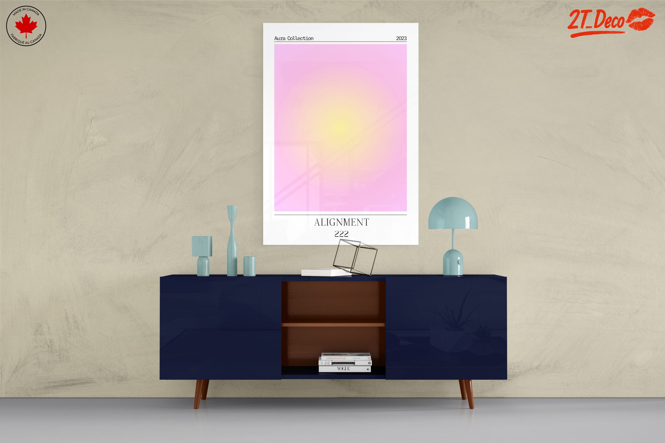 Soft Gradient Artwork for Tranquil Spaces - Image 8