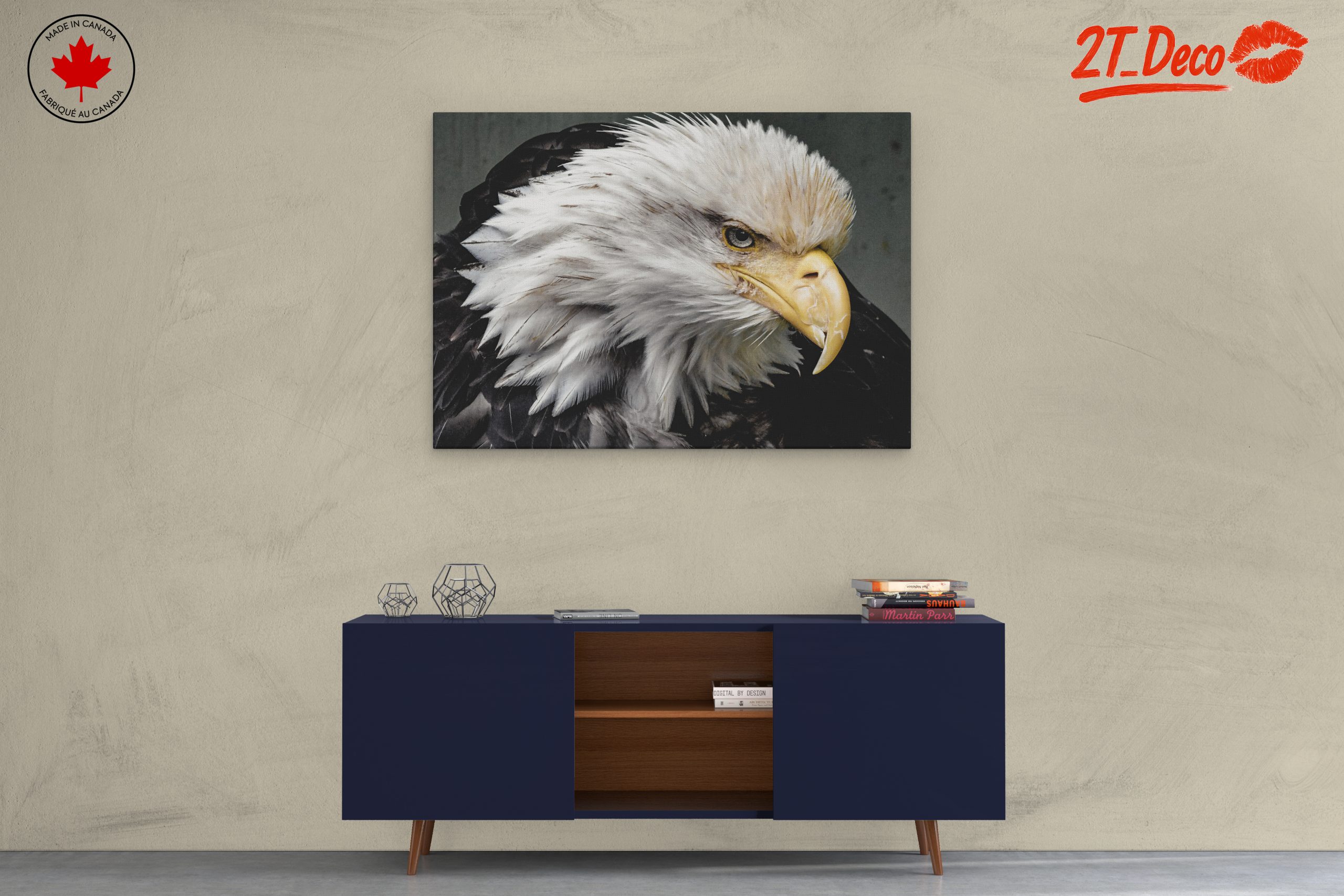 Stunning Realistic Eagle Wall Art - Image 3